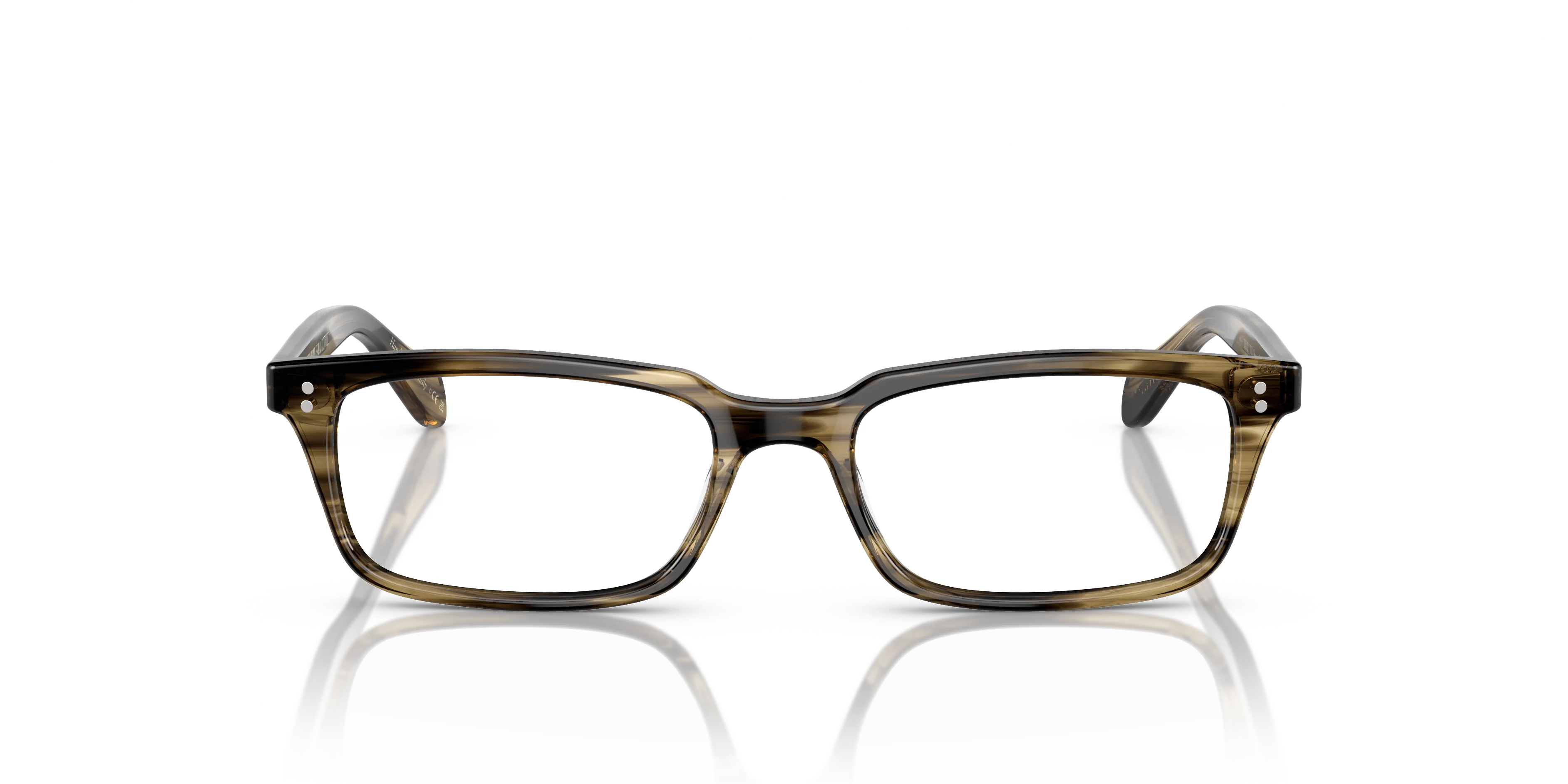 Oliver Peoples OV5102 DENISON 1719 Montature da vista Acetato Verde Trasparente Squadrata Normale - immagine 3