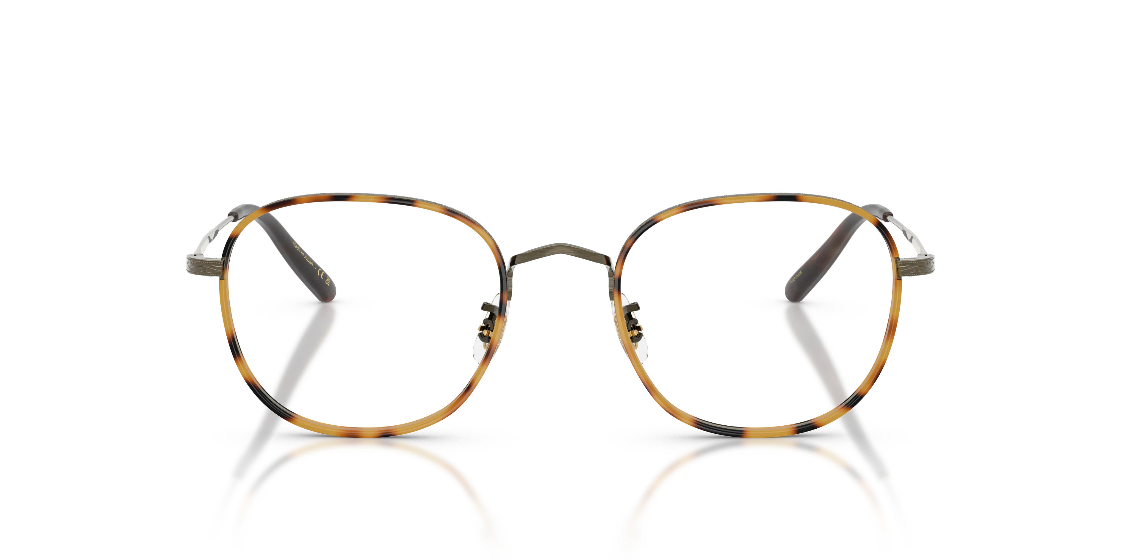 Oliver Peoples OV1375T MEHR 5284 Montature da vista Titanio Oro Trasparente Pantos Normale - immagine 3