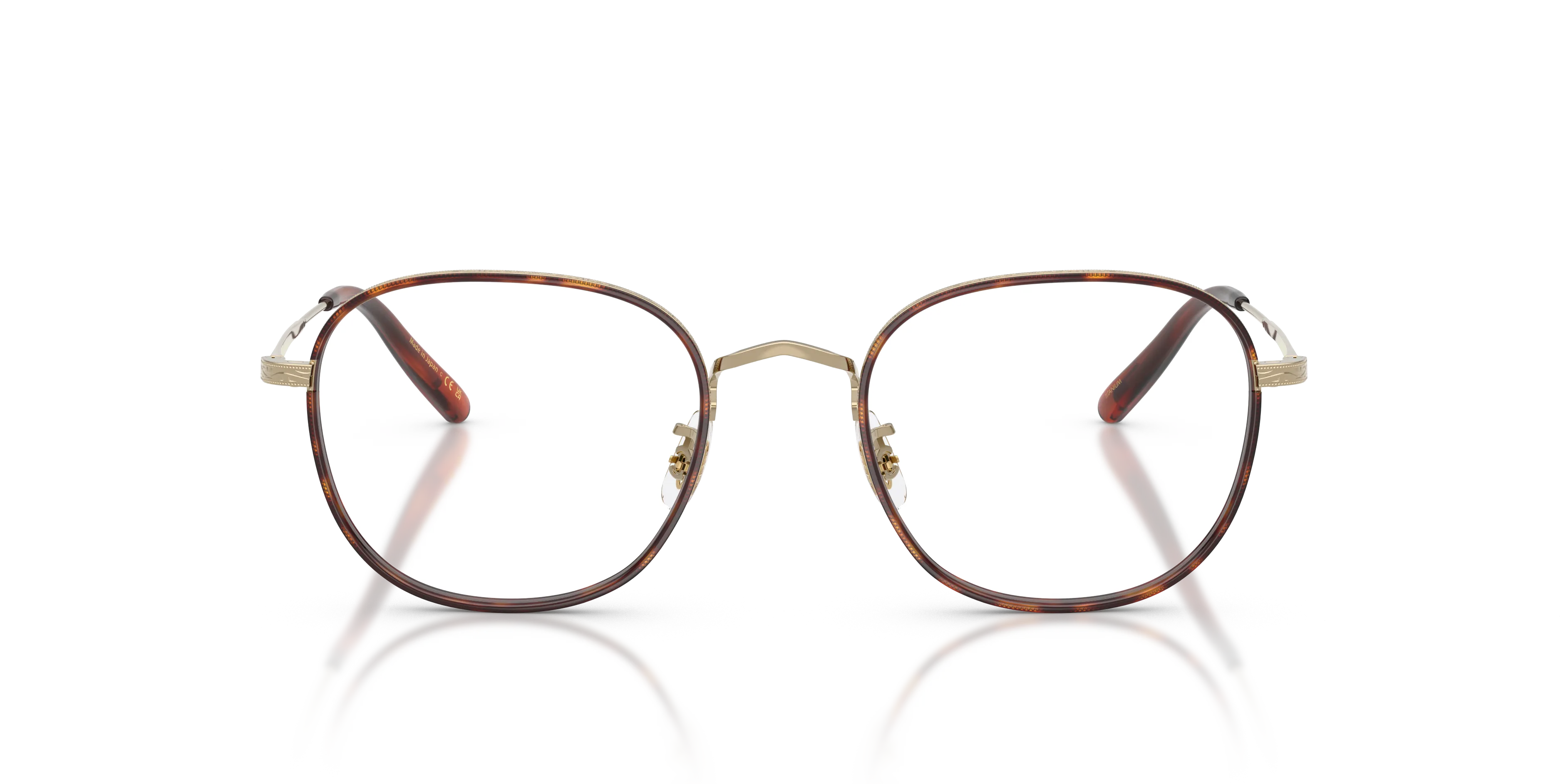 Oliver Peoples OV1375T MEHR 5035 Montature da vista Titanio Oro Trasparente Pantos Normale - immagine 3