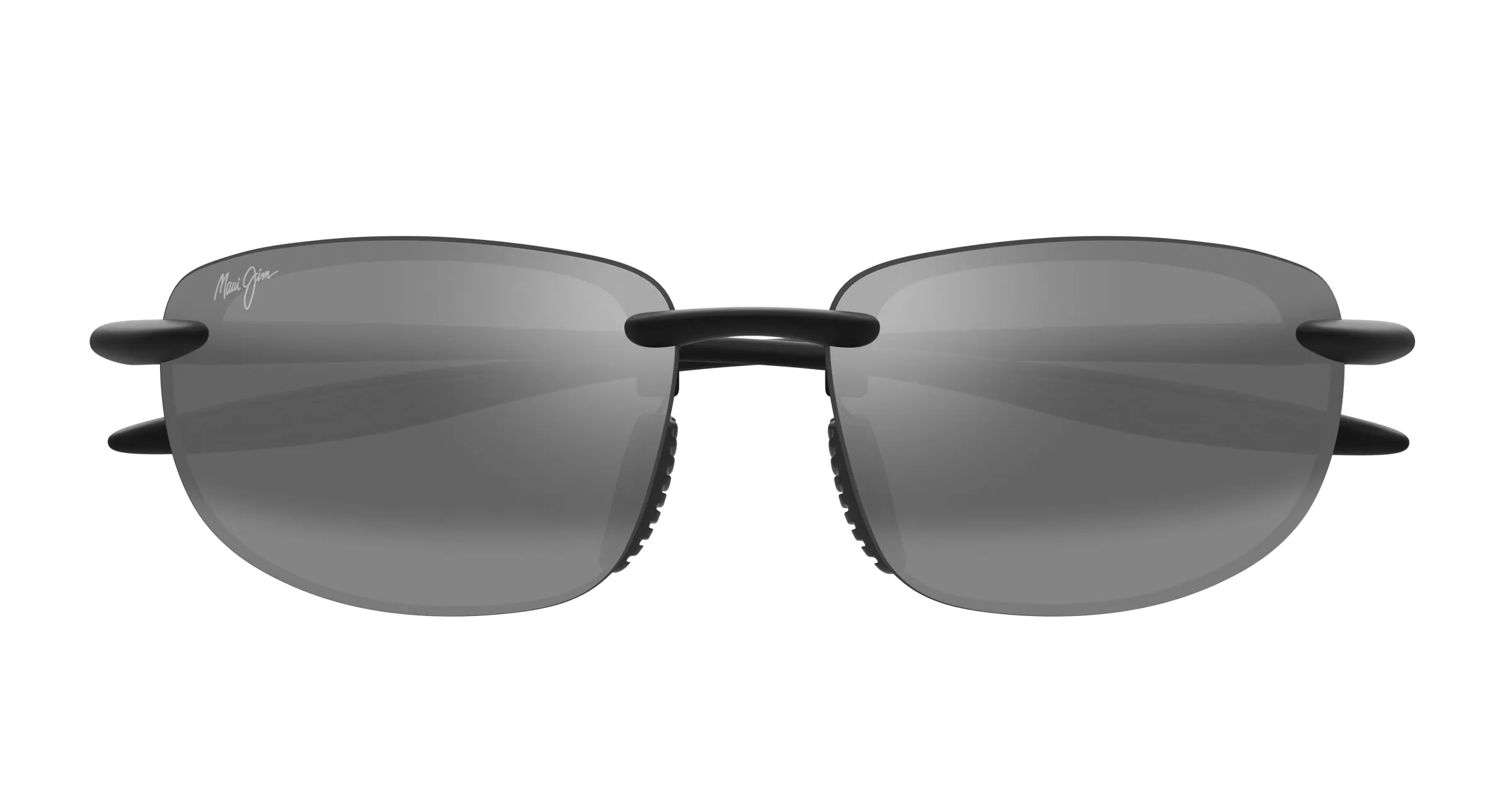 Maui Jim MJ0676S 001 Occhiali da sole Iniettato Nero Grigio Squadrata - immagine 2