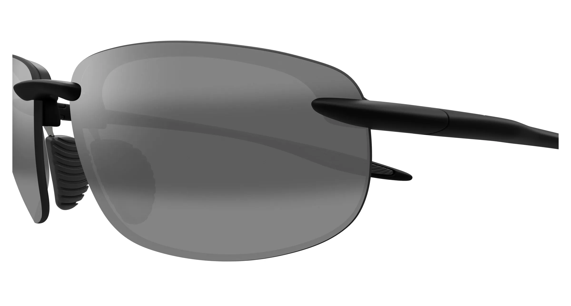 Maui Jim MJ0676S 001 Occhiali da sole Iniettato Nero Grigio Squadrata - immagine 3