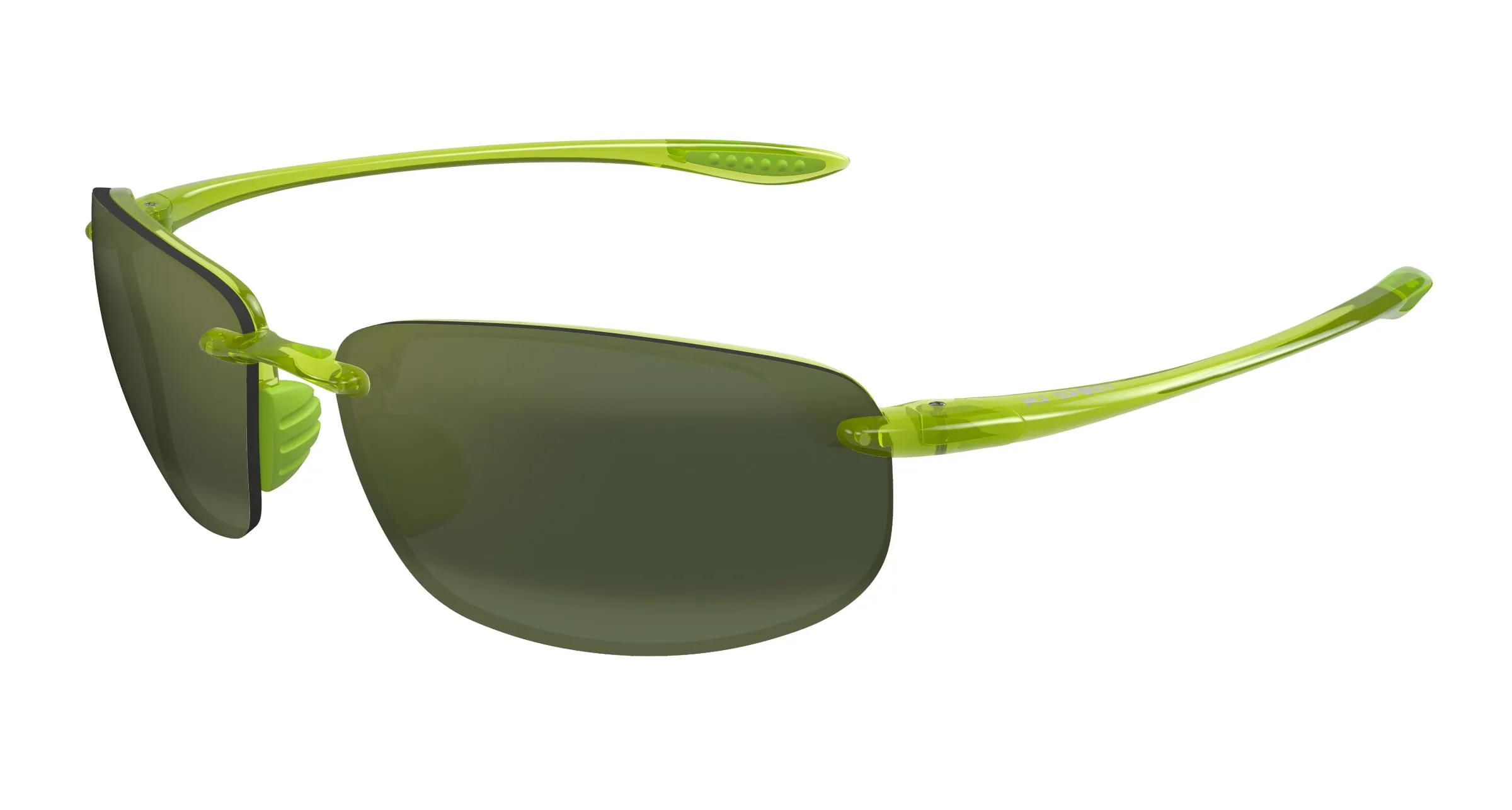 Maui Jim MJ0407S 008 Occhiali da sole Iniettato Verde Verde Squadrata - immagine 1