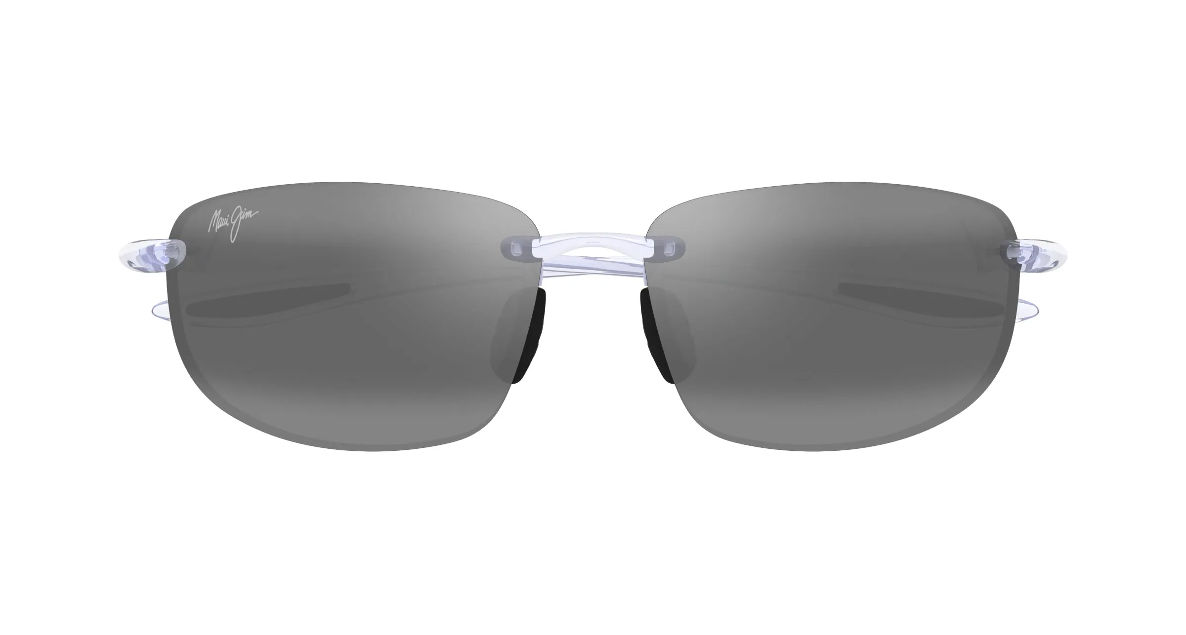 Maui Jim MJ0407S 005 Occhiali da sole Iniettato Cristallo Grigio Squadrata - immagine 2
