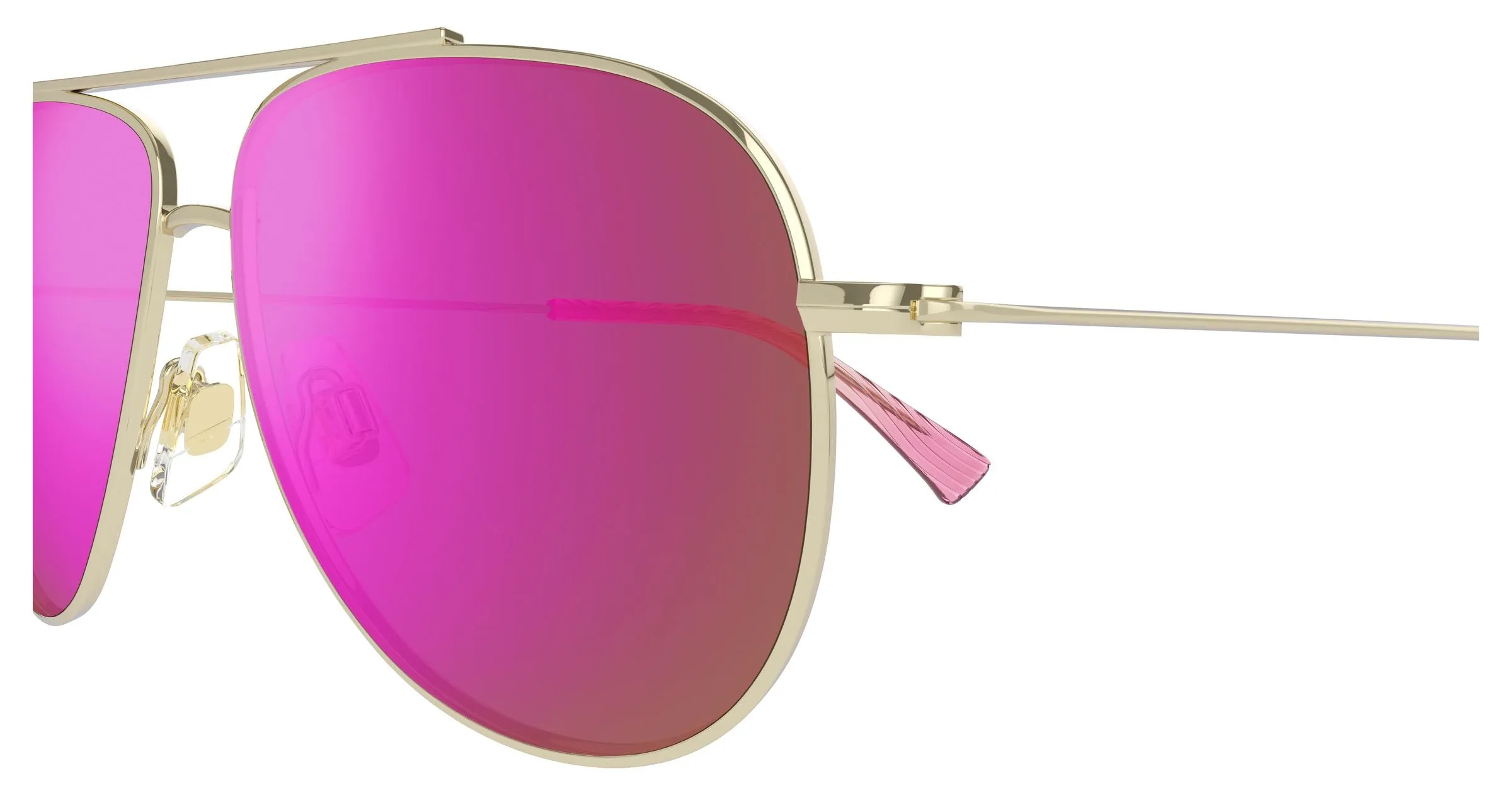 Maui Jim MJ0589S 004 Occhiali da sole Metallo Oro Viola Pilot - immagine 3