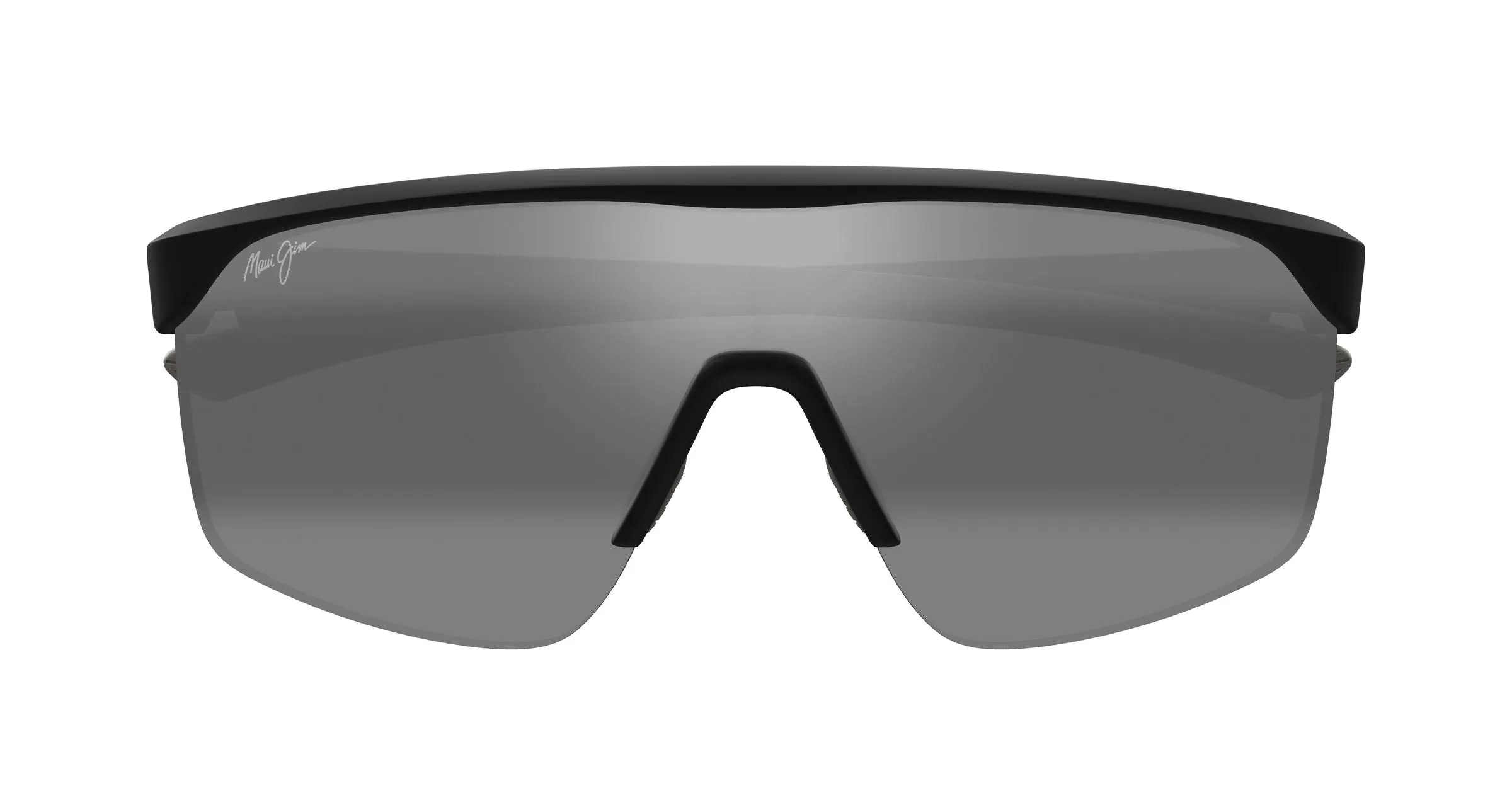 Maui Jim MJ0595S 001 Occhiali da sole Bio-iniettato Nero Grigio Geometrica - immagine 2
