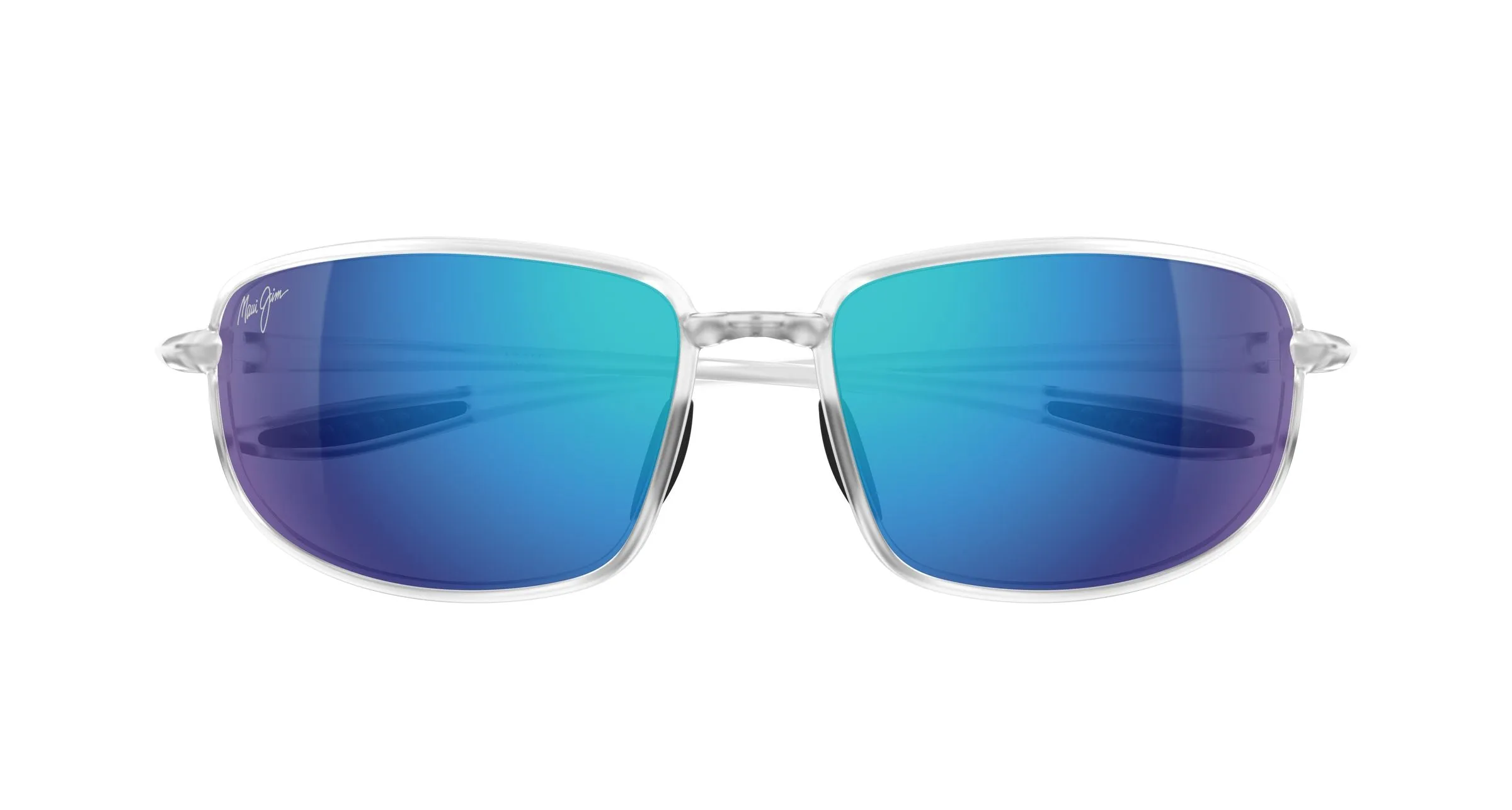 Maui Jim MJ0370S 003 Occhiali da sole Bio-iniettato Cristallo Blu Squadrata - immagine 2