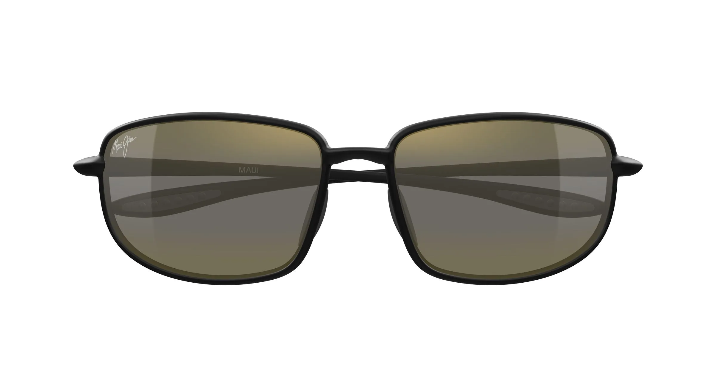 Maui Jim MJ0370S 002 Occhiali da sole Bio-iniettato Nero Bronzo Squadrata - immagine 2