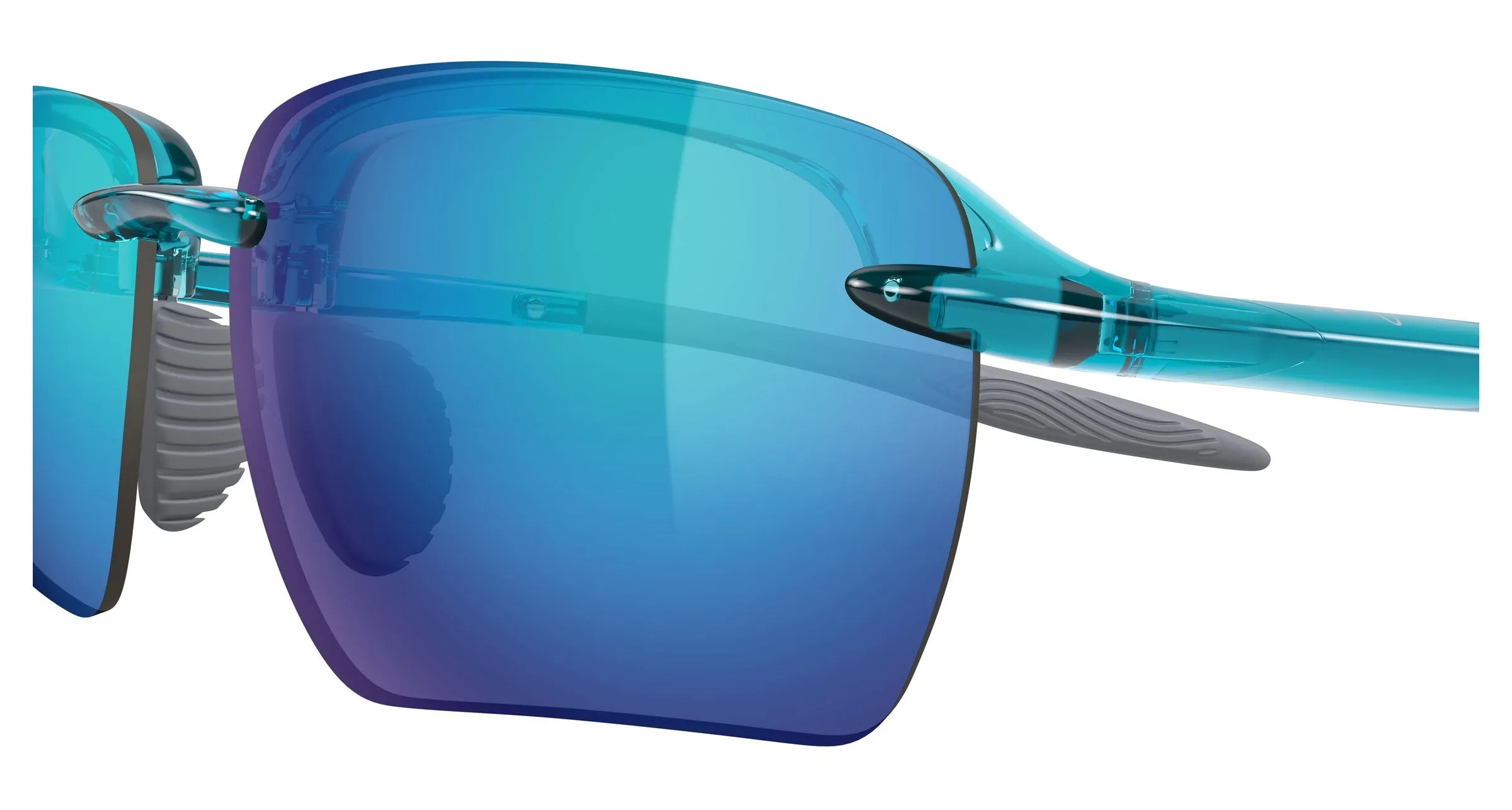 Maui Jim MJ0337SA 013 Occhiali da sole Bio-iniettato Blu Blu Geometrica - immagine 3