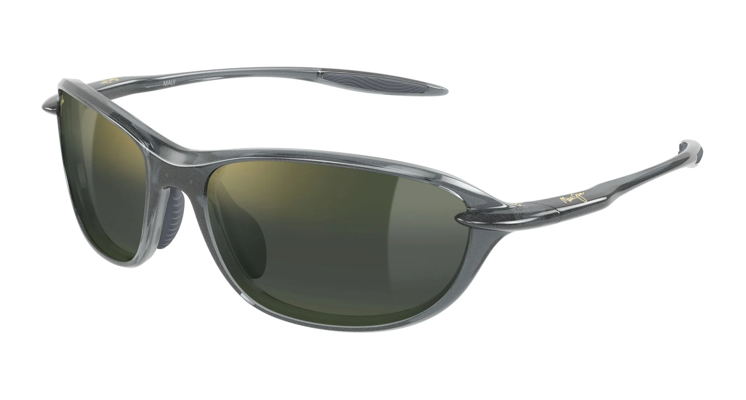 Maui Jim MJ0339S 004 Occhiali da sole Bio-iniettato Grigio Verde Rotonda - immagine 1