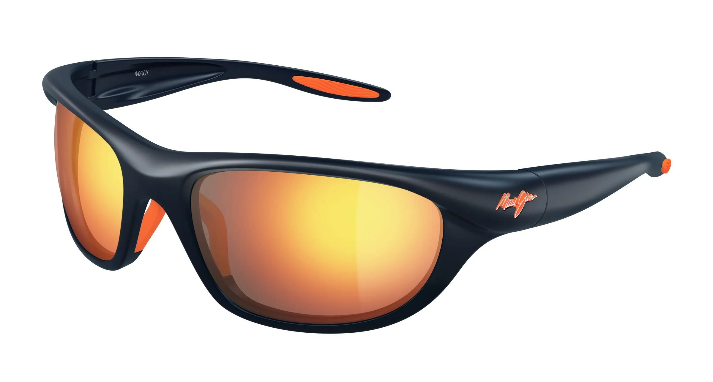 Maui Jim MJ0349S 002 Occhiali da sole Bio-iniettato Blu Rosso Squadrata - immagine 1