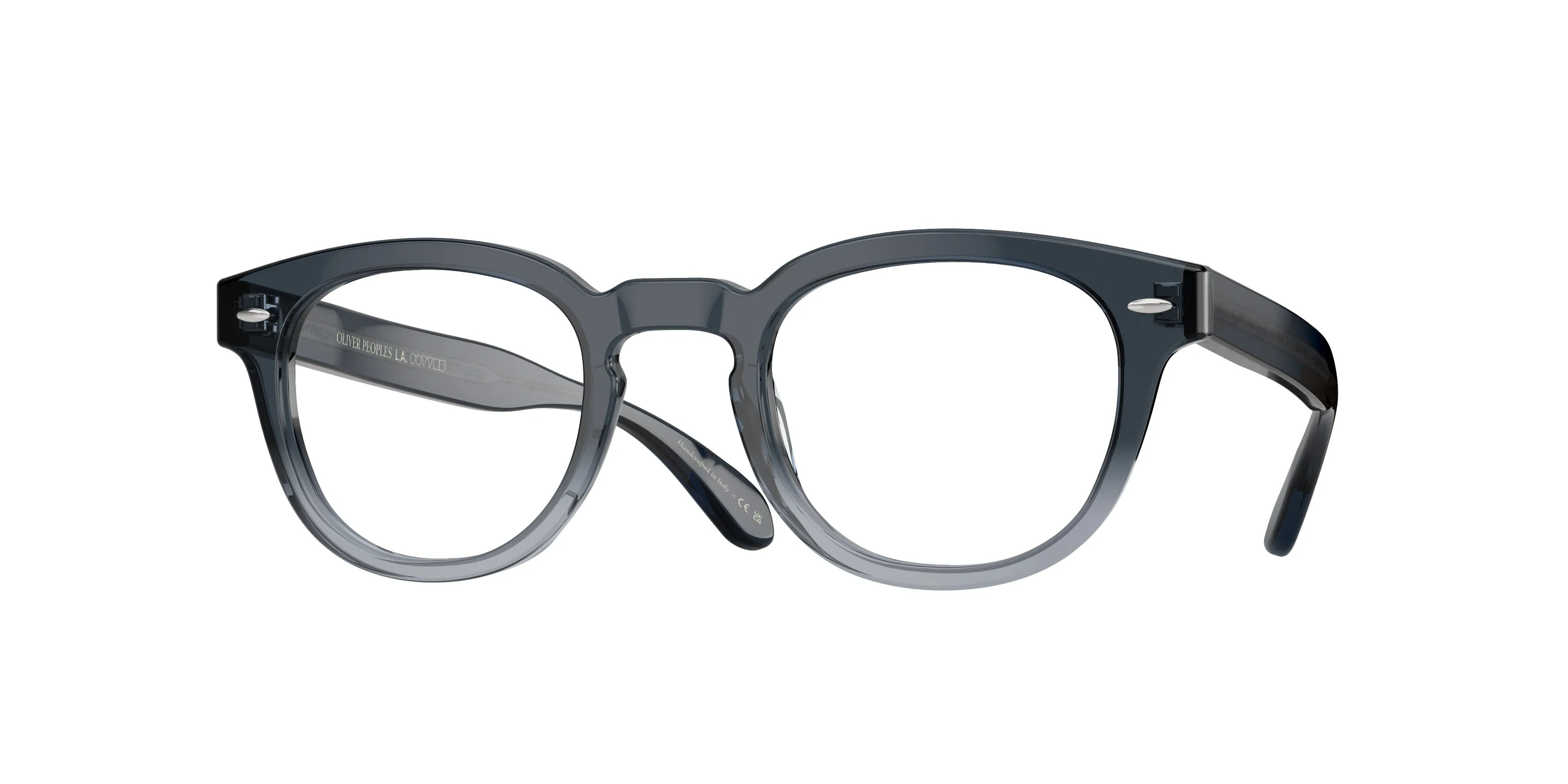 Oliver Peoples OV5036 SHELDRAKE 1777 Montature da vista Acetato Blu Trasparente Pantos Normale - immagine 1
