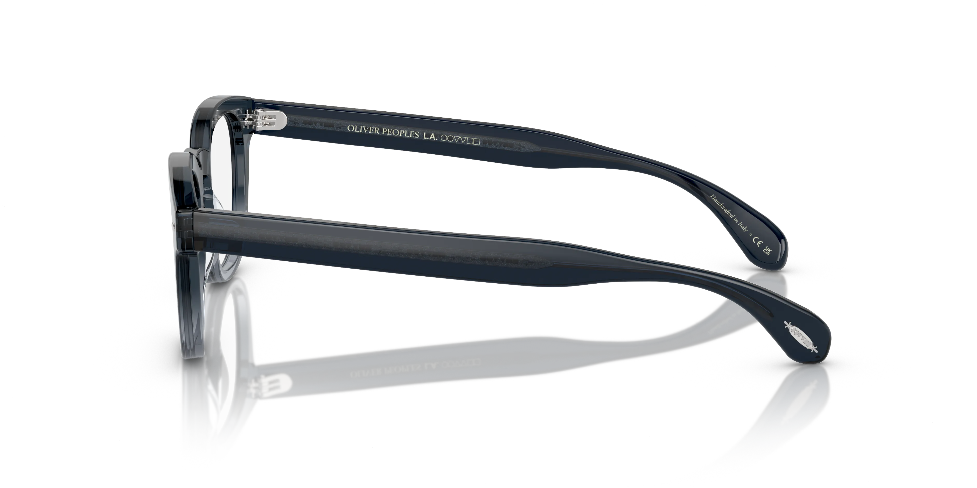 Oliver Peoples OV5036 SHELDRAKE 1777 Montature da vista Acetato Blu Trasparente Pantos Normale - immagine 4