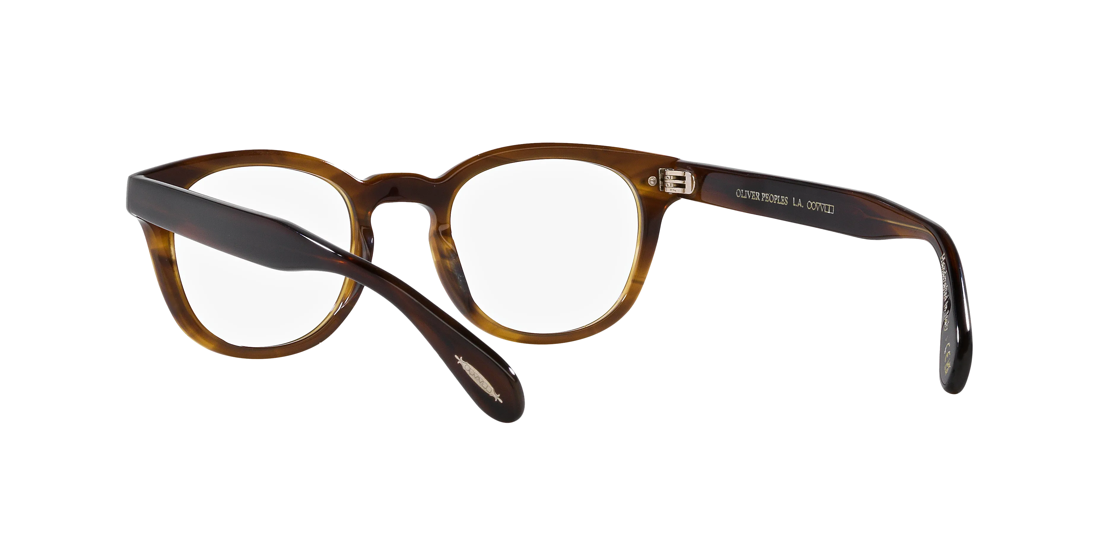 Oliver Peoples OV5036 SHELDRAKE 1677 Montature da vista Acetato Marrone Trasparente Pantos Normale - immagine 4