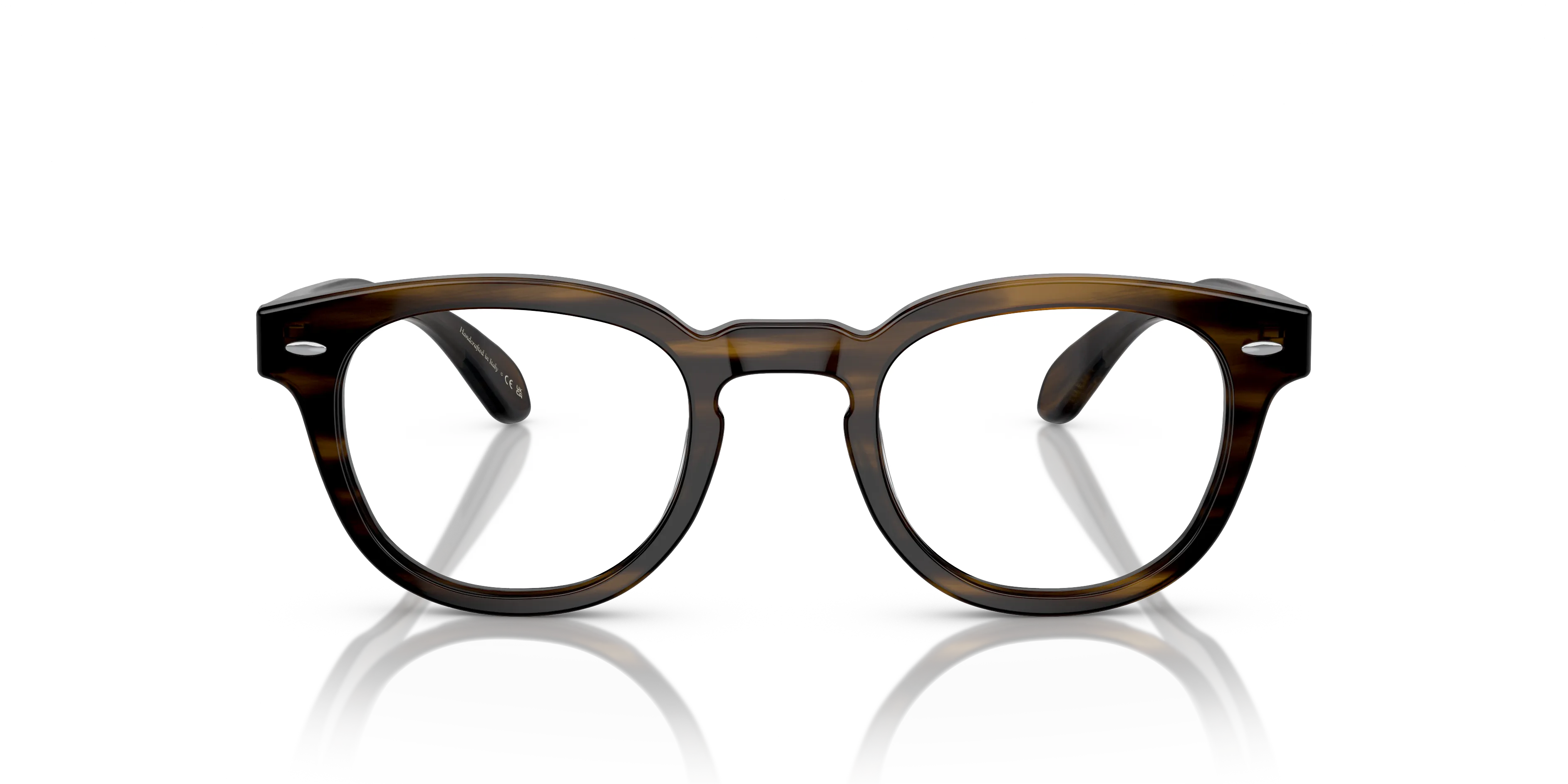 Oliver Peoples OV5036 SHELDRAKE 1677 Montature da vista Acetato Marrone Trasparente Pantos Normale - immagine 3
