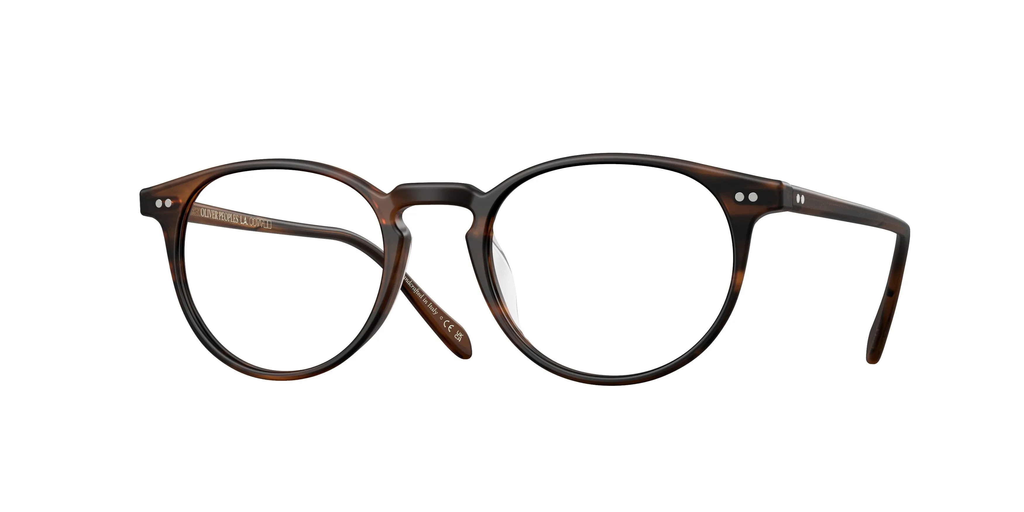 Oliver Peoples OV5004 RILEY-R 1795 Montature da vista Acetato Marrone Trasparente Pantos Normale - immagine 1