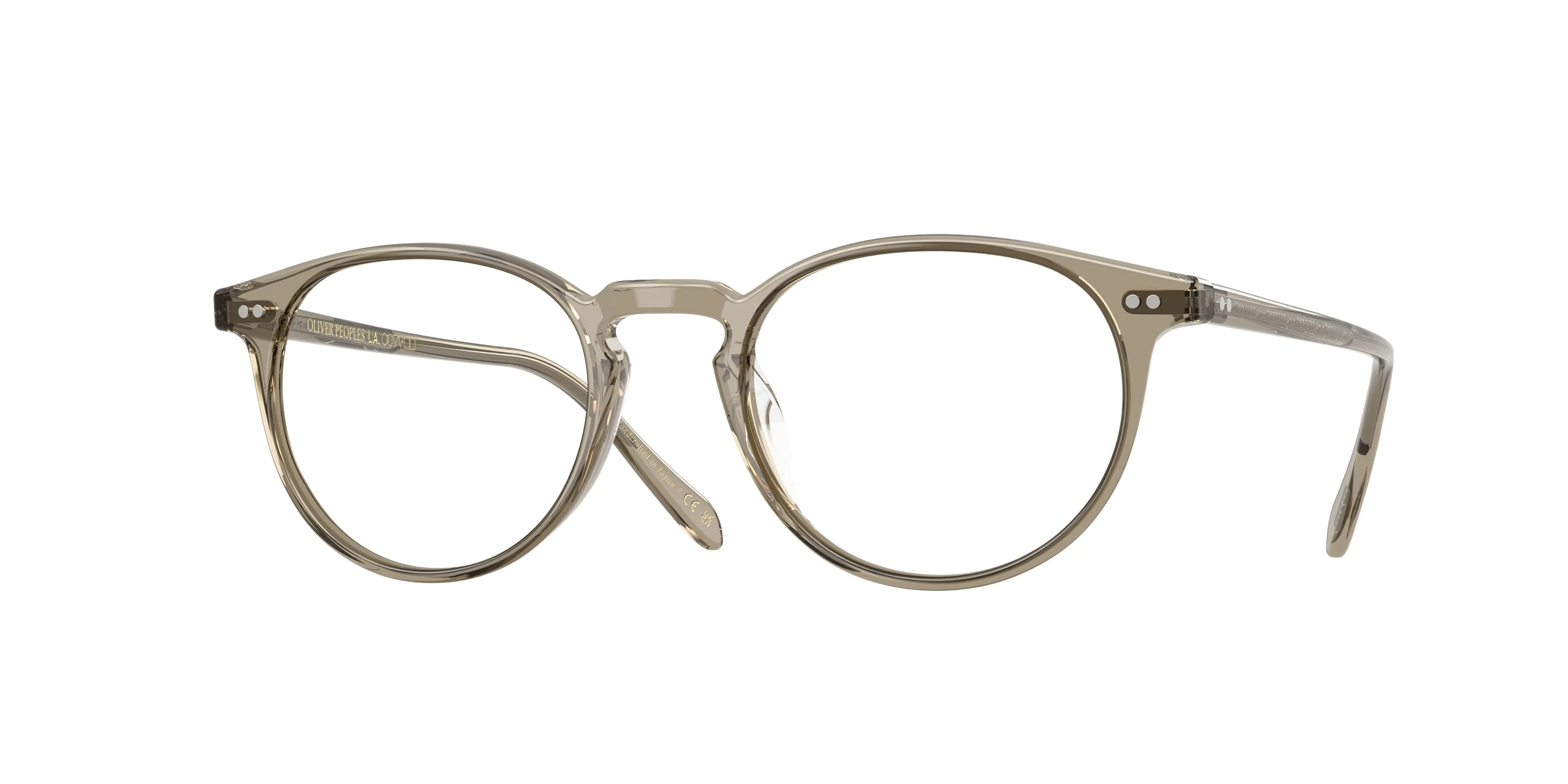 Oliver Peoples OV5004 RILEY-R 1745 Montature da vista Acetato Verde Trasparente Pantos Normale - immagine 1