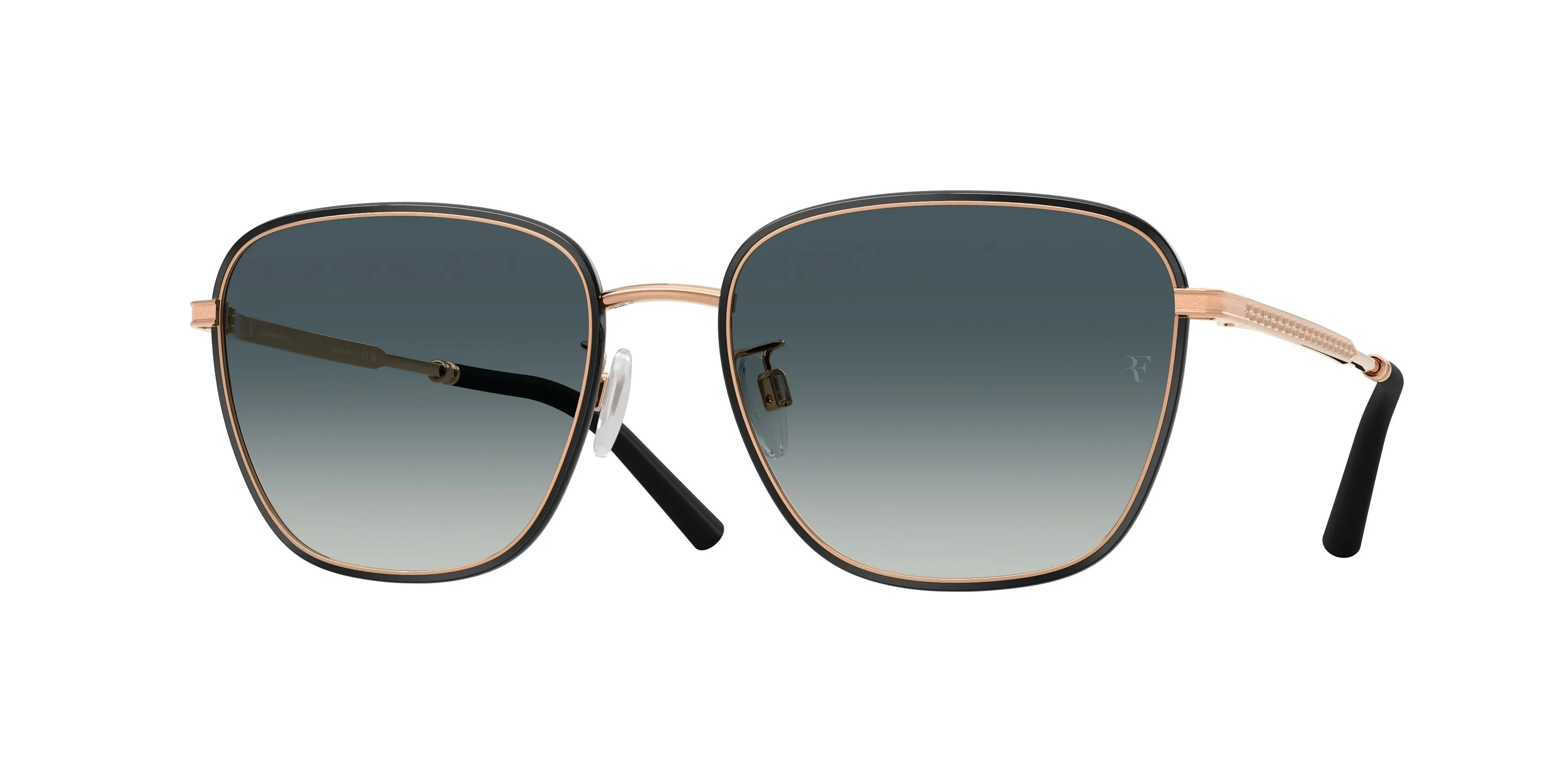Oliver Peoples OV1378S R-18 534611 Occhiali da sole Metallo Nero Grigio Squadrata Normale Sfumato - immagine 1