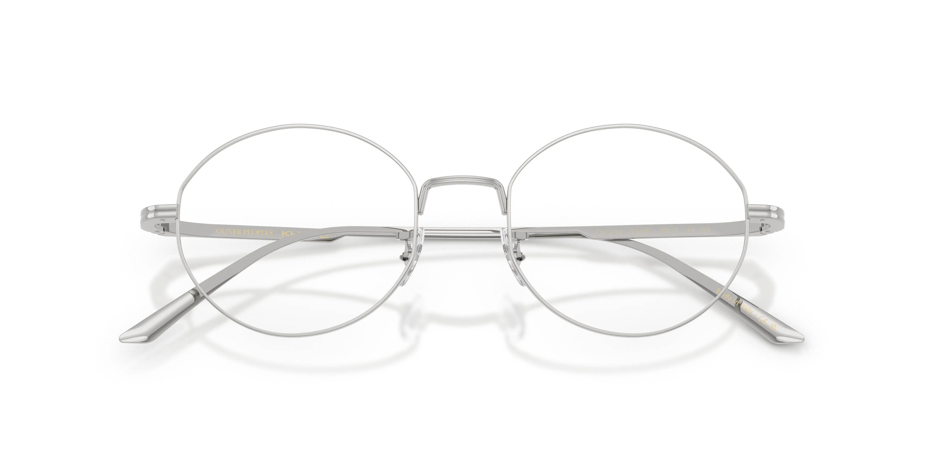 Oliver Peoples OV1376S 1994C 5036SB Occhiali da sole Metallo Argento Trasparente Rotonda Normale - immagine 2