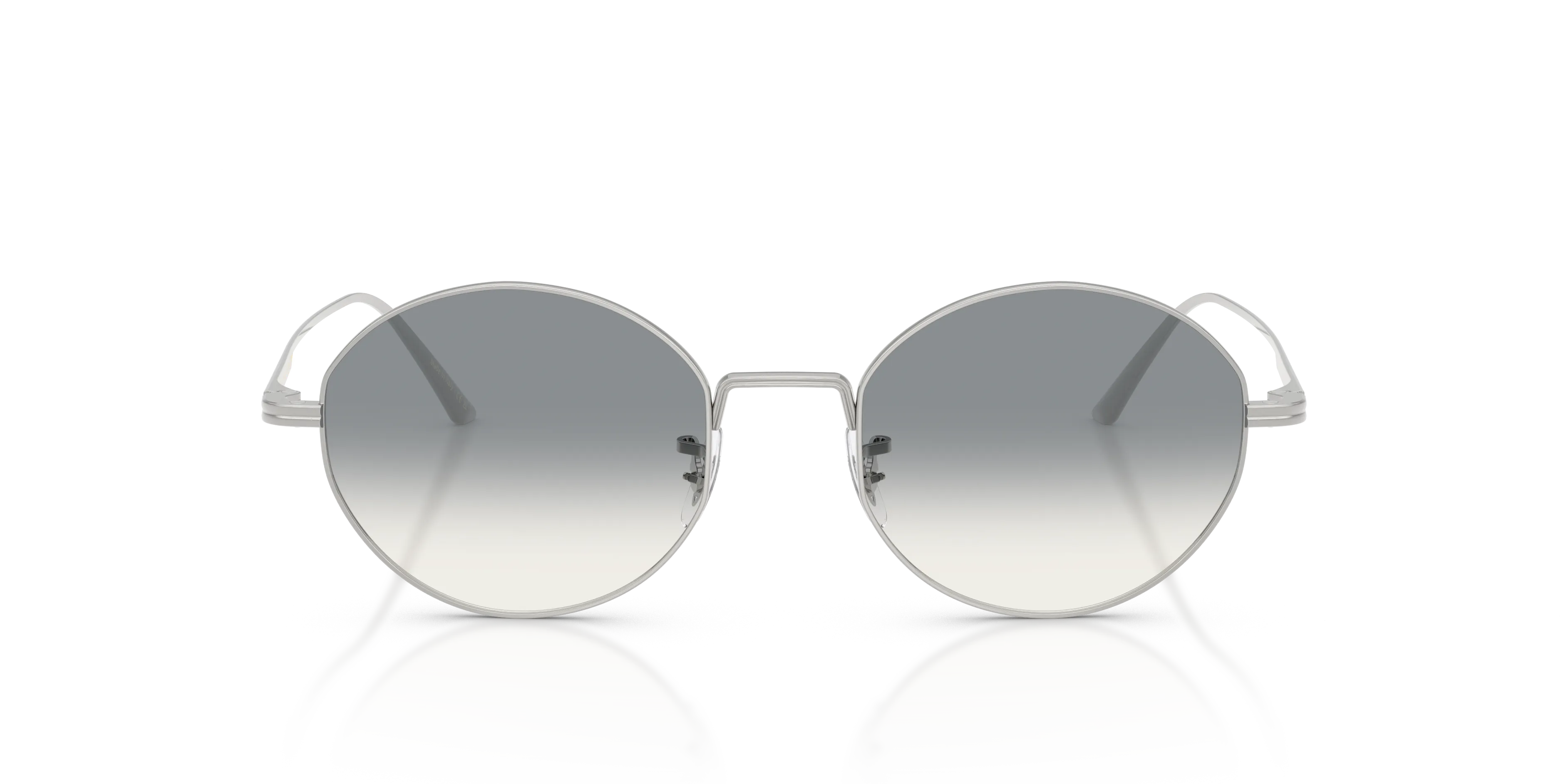 Oliver Peoples OV1376S 1994C 503611 Occhiali da sole Metallo Argento Grigio Rotonda Normale Sfumato - immagine 3