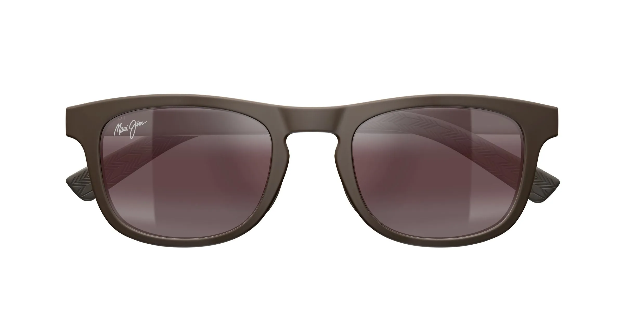 Maui Jim MJ0342S 003 Occhiali da sole Bio-iniettato Marrone Rosa Squadrata - immagine 2