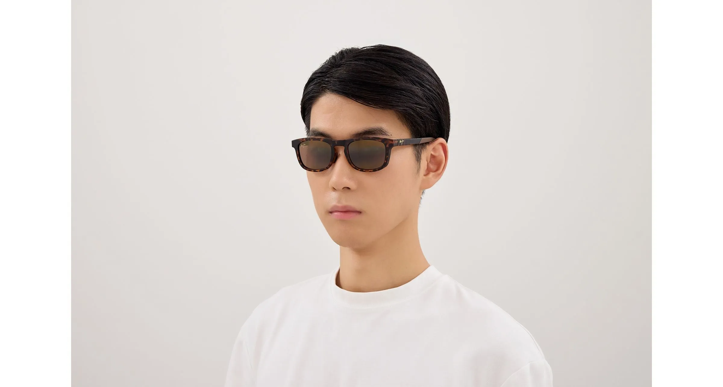 Maui Jim MJ0342S 002 Occhiali da sole Bio-iniettato Havana Bronzo Squadrata - immagine 4