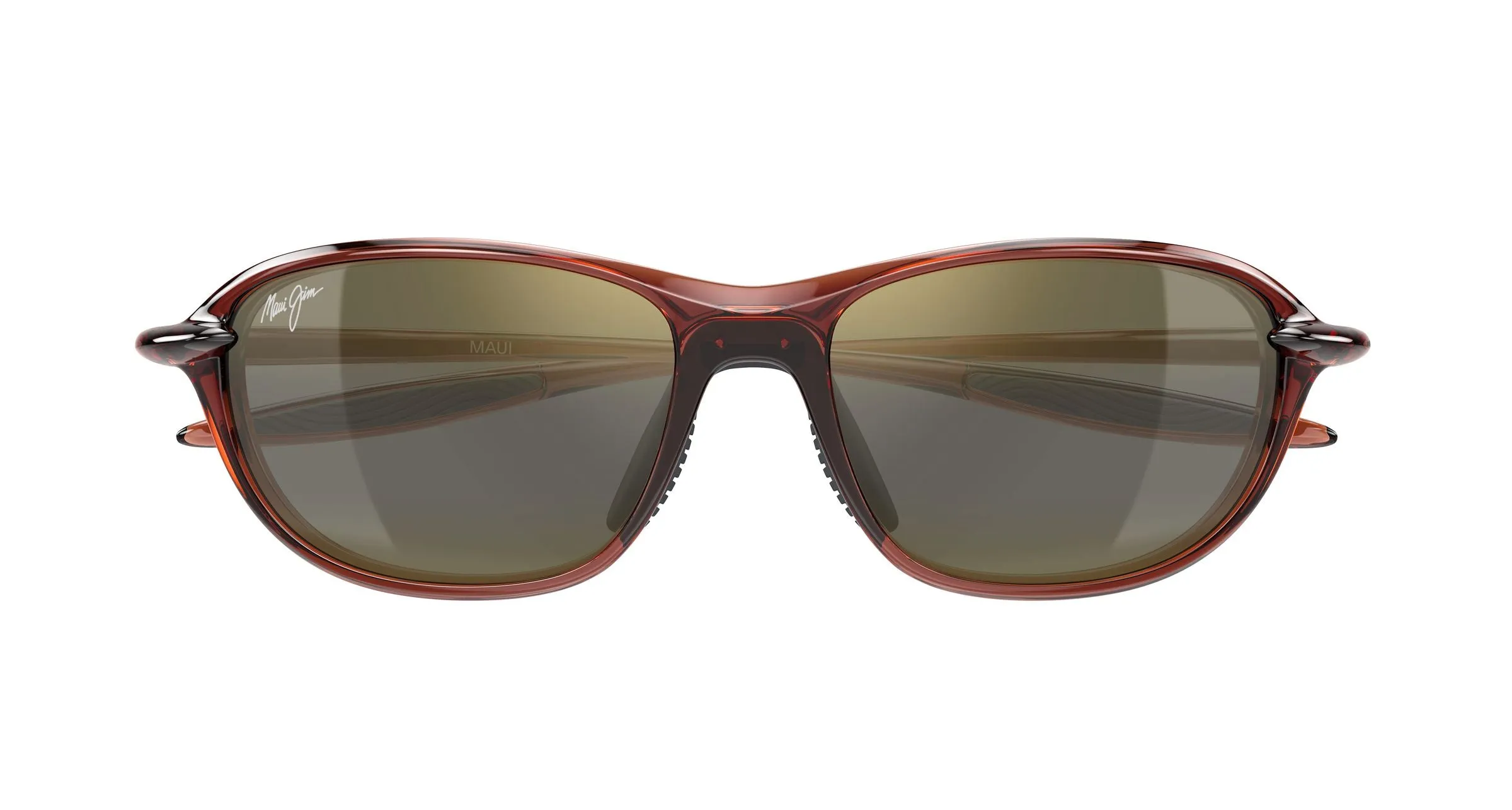 Maui Jim MJ0338S 003 Occhiali da sole Bio-iniettato Marrone Bronzo Rotonda - immagine 2