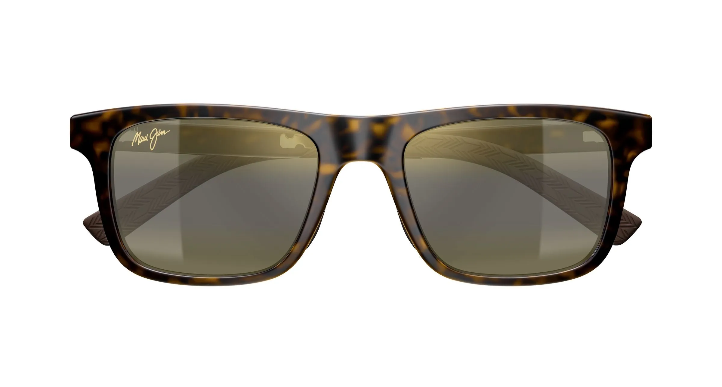 Maui Jim MJ0341S 002 Occhiali da sole Bio-iniettato Havana Bronzo Squadrata - immagine 2