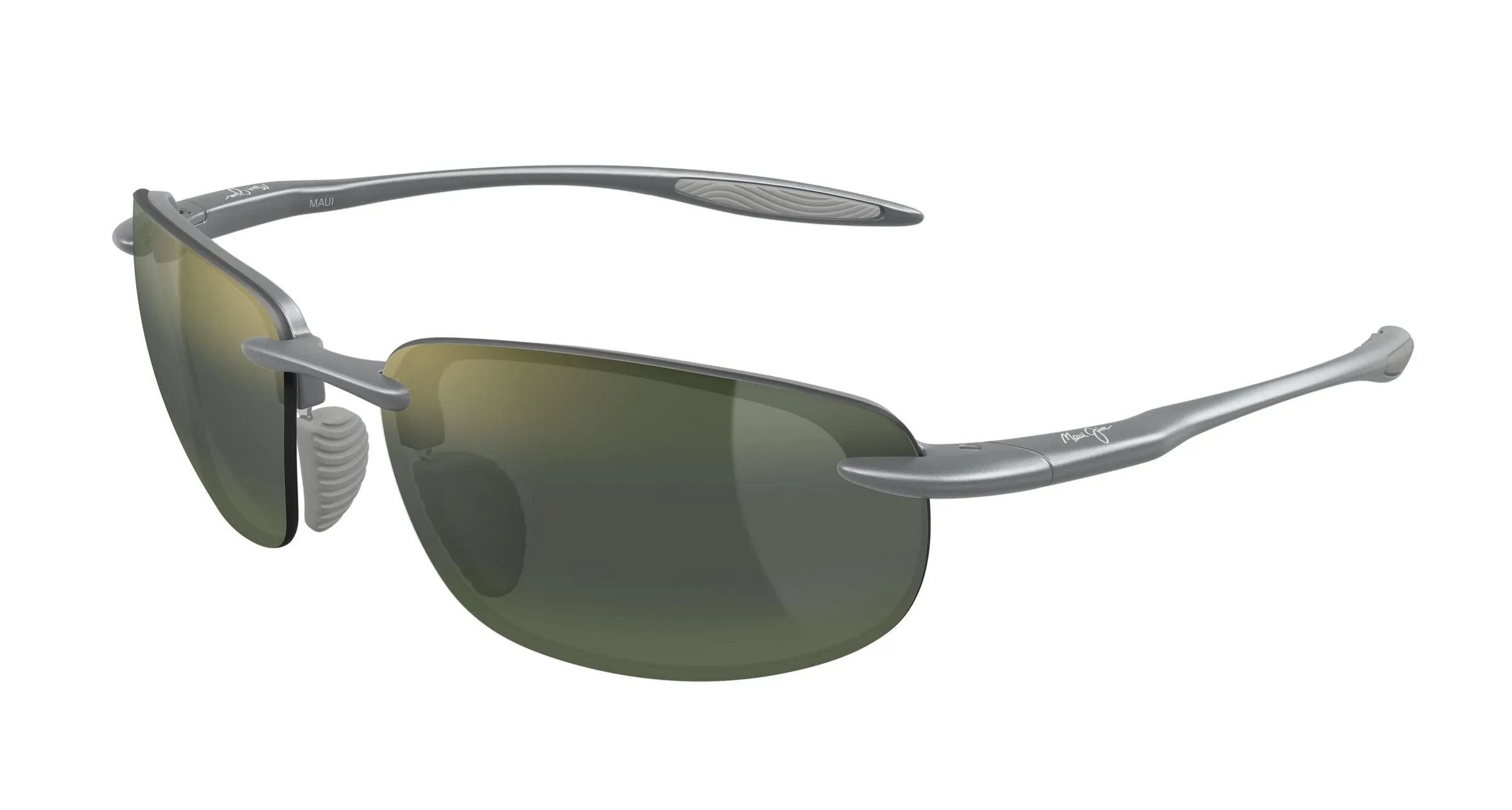 Maui Jim MJ0676S 019 Occhiali da sole Bio-iniettato Grigio Verde Squadrata - immagine 1