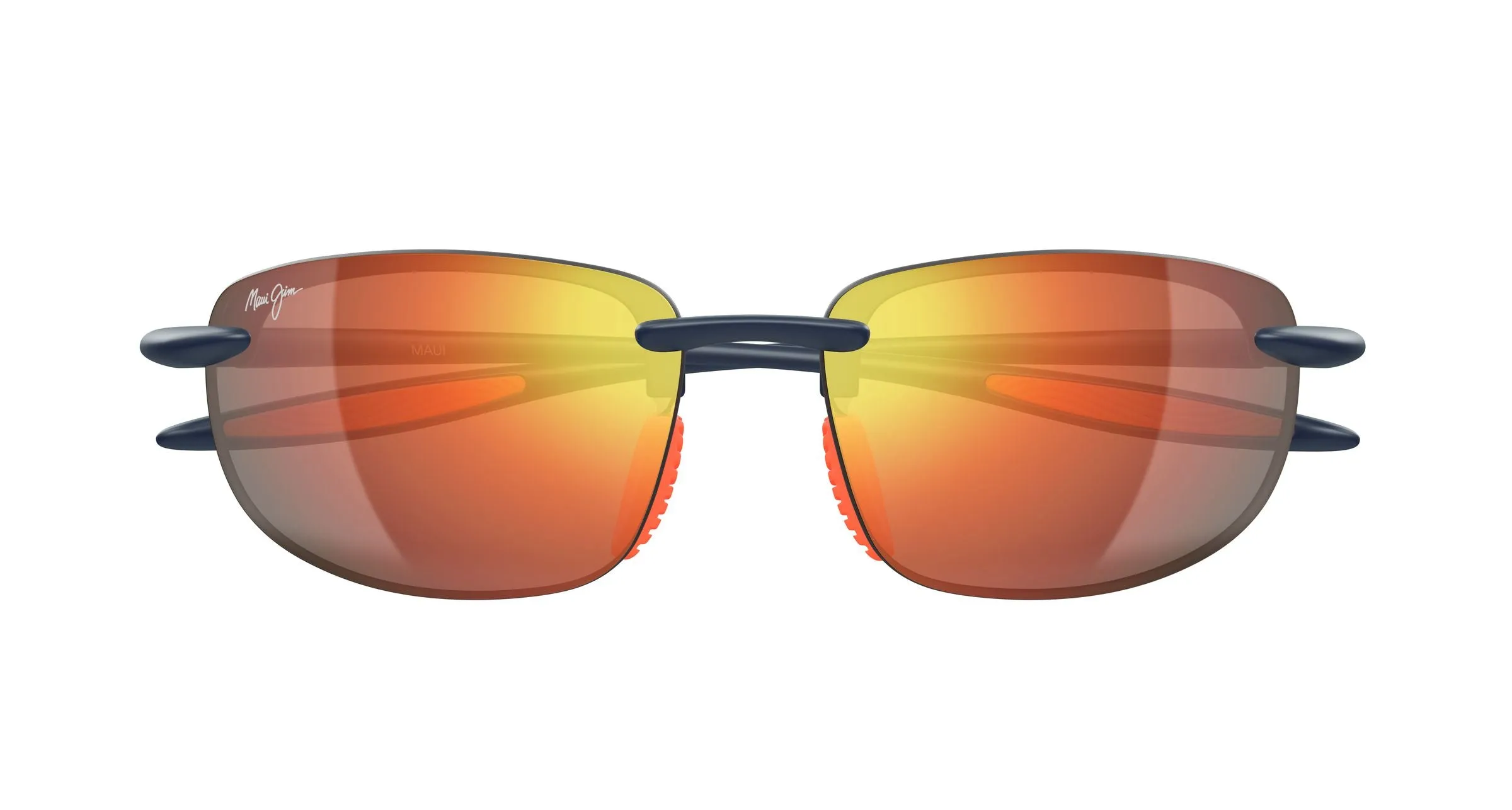 Maui Jim MJ0676S 005 Occhiali da sole Bio-iniettato Blu Rosso Squadrata - immagine 2