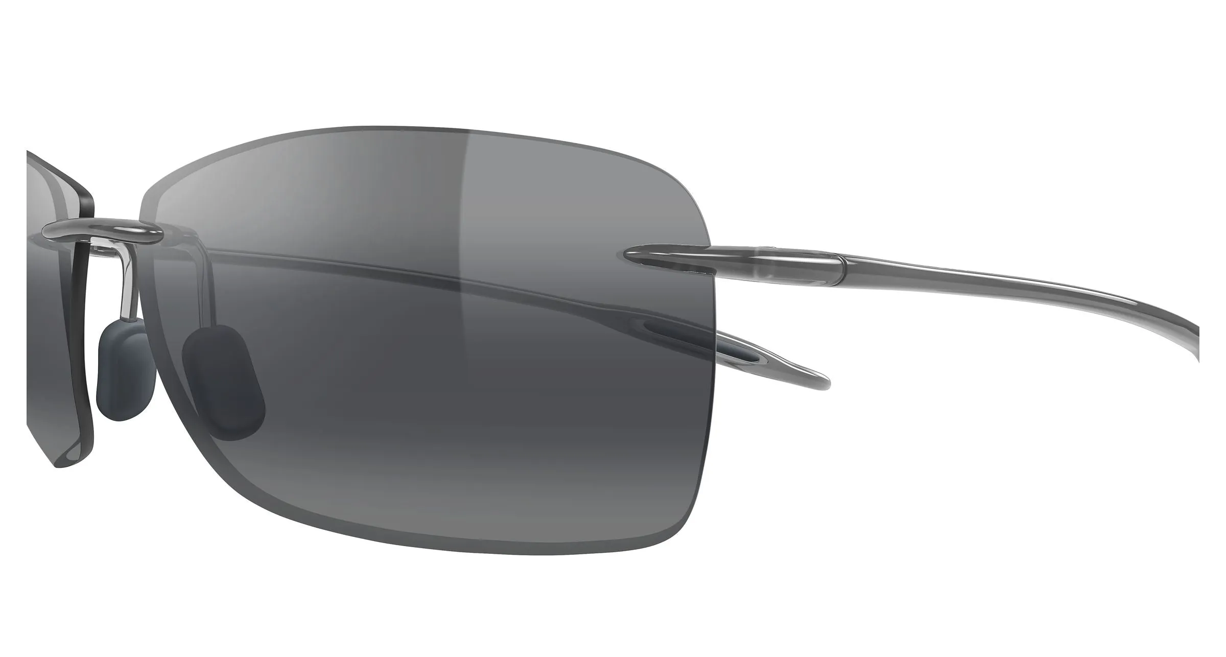 Maui Jim MJ0423S 039 Occhiali da sole Iniettato Grigio Grigio Squadrata - immagine 3