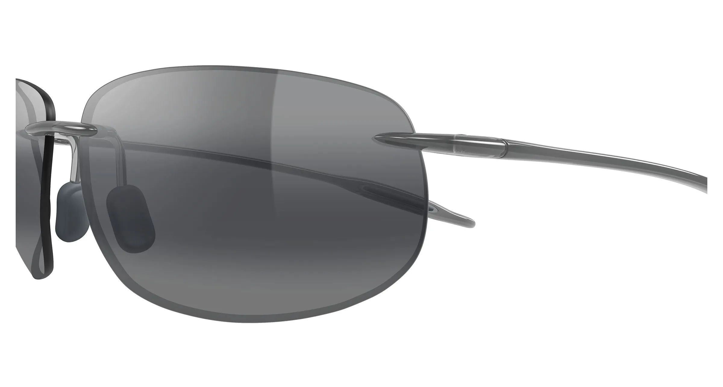 Maui Jim MJ0422S 036 Occhiali da sole Iniettato Grigio Grigio Squadrata - immagine 3
