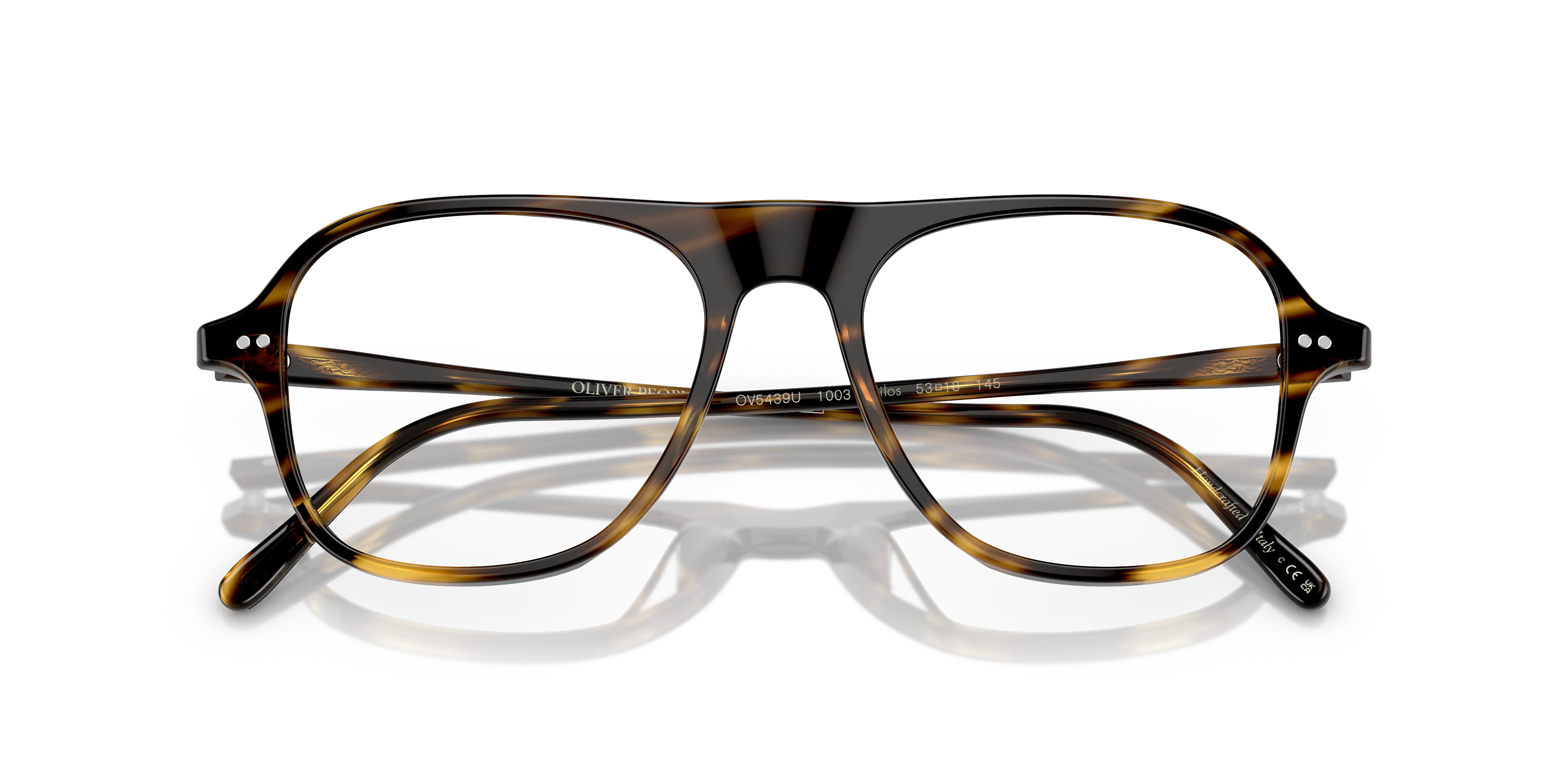 Oliver Peoples OV5439U NILOS 1003 Montature da vista Acetato Nero Trasparente Squadrata Normale - immagine 2
