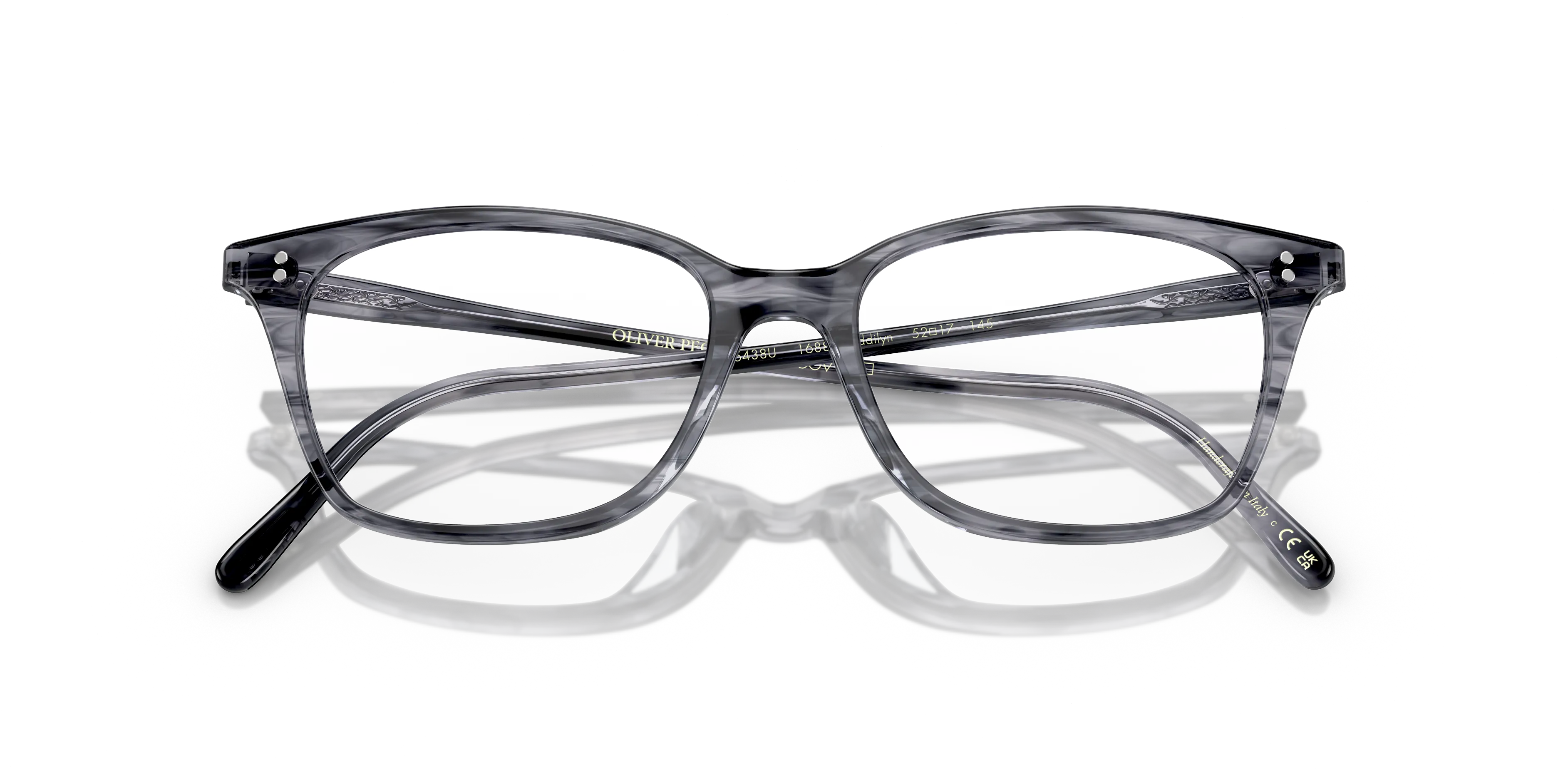 Oliver Peoples OV5438U ADDILYN 1688 Montature da vista Acetato Blu Trasparente Pillow Normale - immagine 2