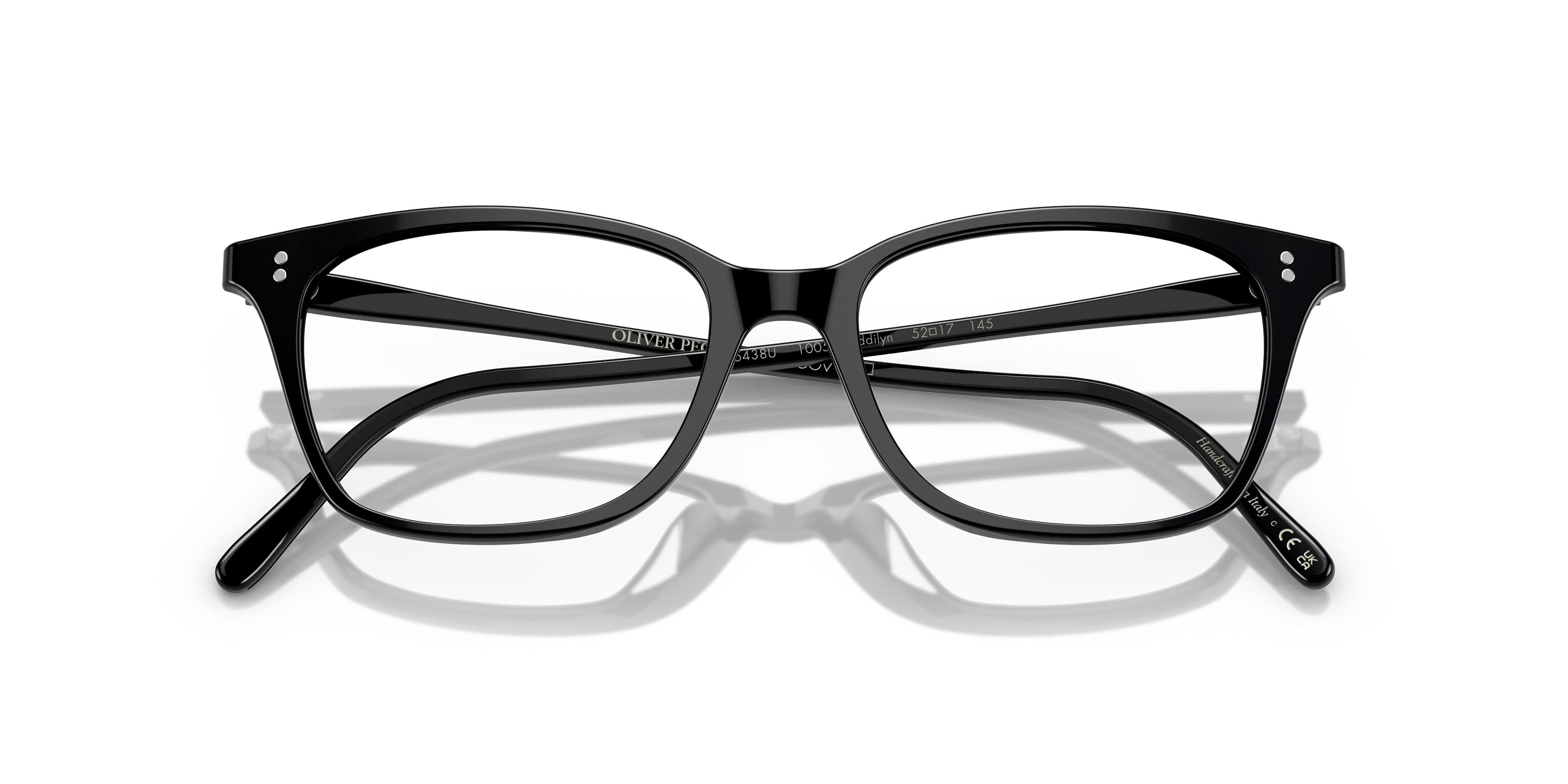 Oliver Peoples OV5438U ADDILYN 1005 Montature da vista Acetato Nero Trasparente Pillow Normale - immagine 2