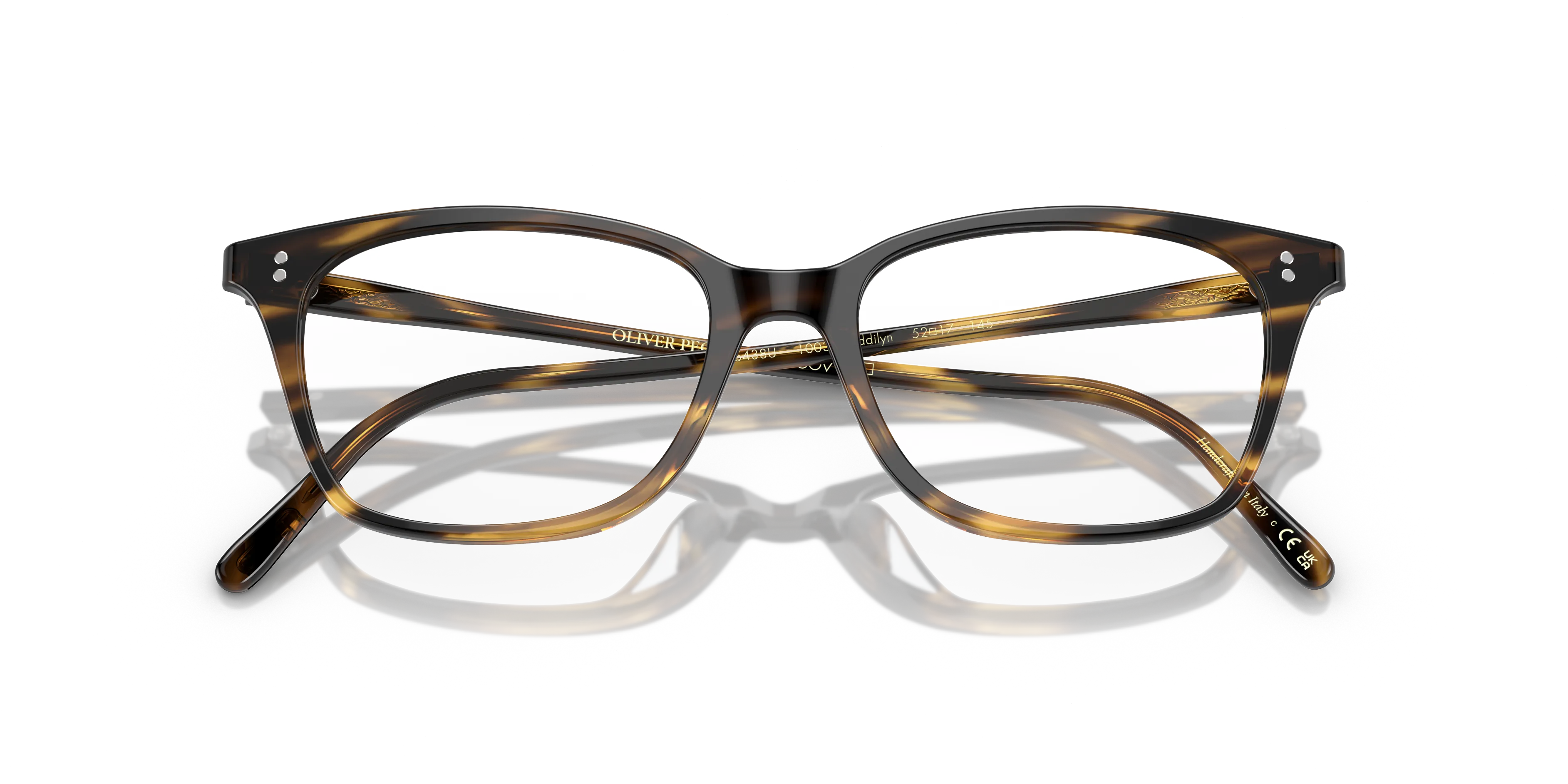 Oliver Peoples OV5438U ADDILYN 1003 Montature da vista Acetato Nero Trasparente Pillow Normale - immagine 2