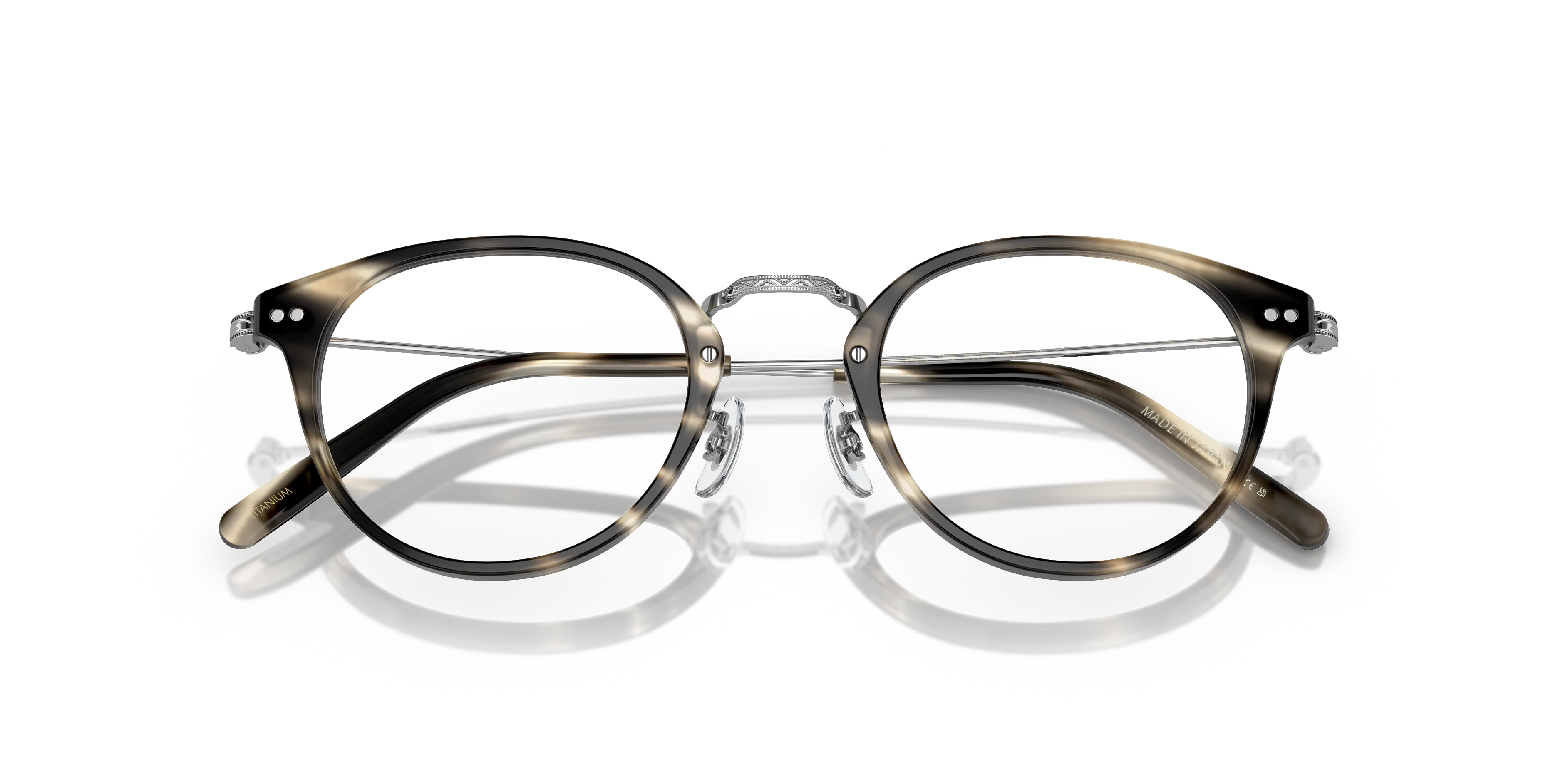 Oliver Peoples OV5423D CODEE 1612 Montature da vista Acetato Blu Trasparente Rotonda Normale - immagine 2