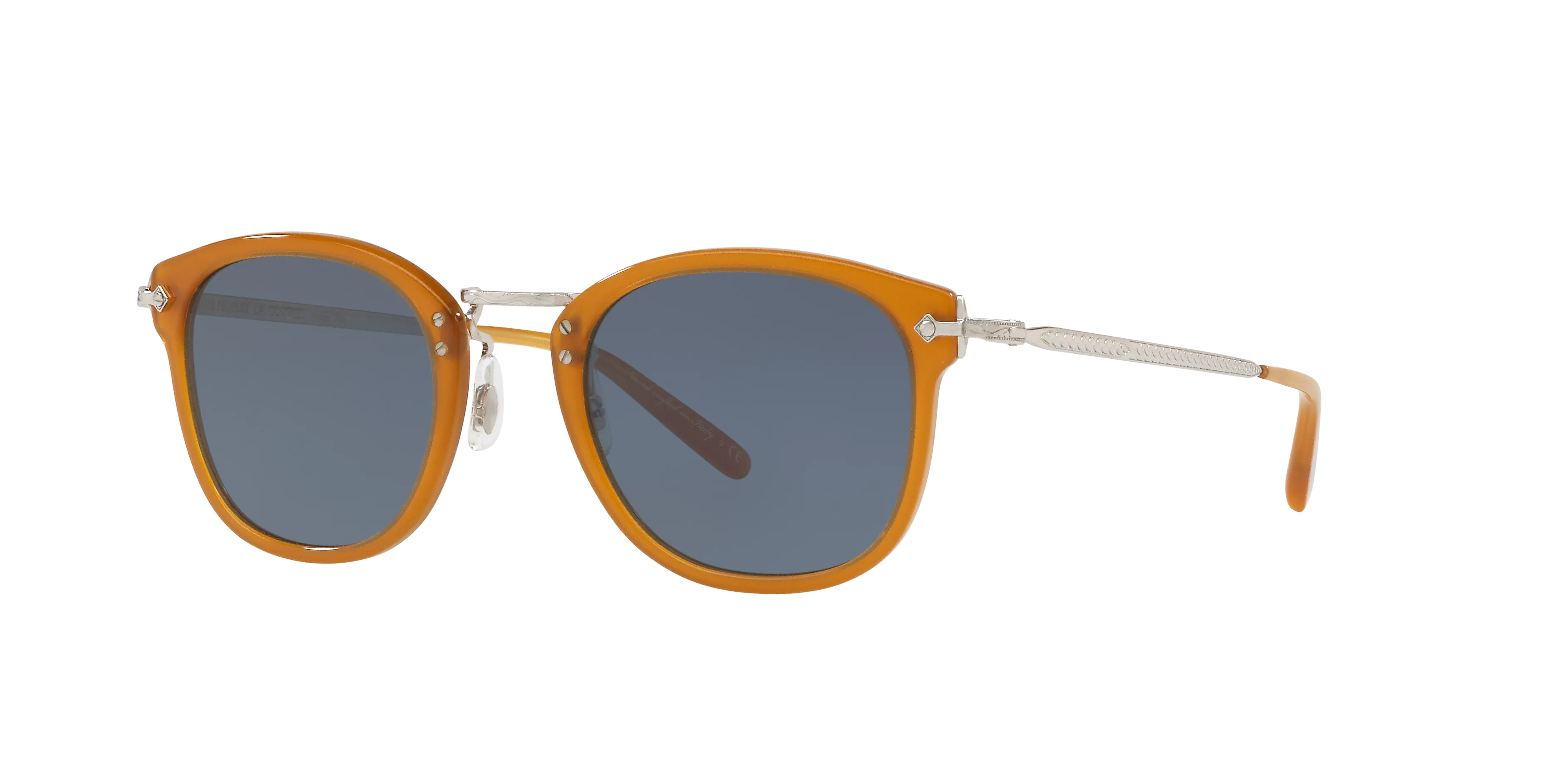 Oliver Peoples OV5350S OP-506 SUN 1578R5 Occhiali da sole Acetato Arancione Blu Squadrata Normale - immagine 1