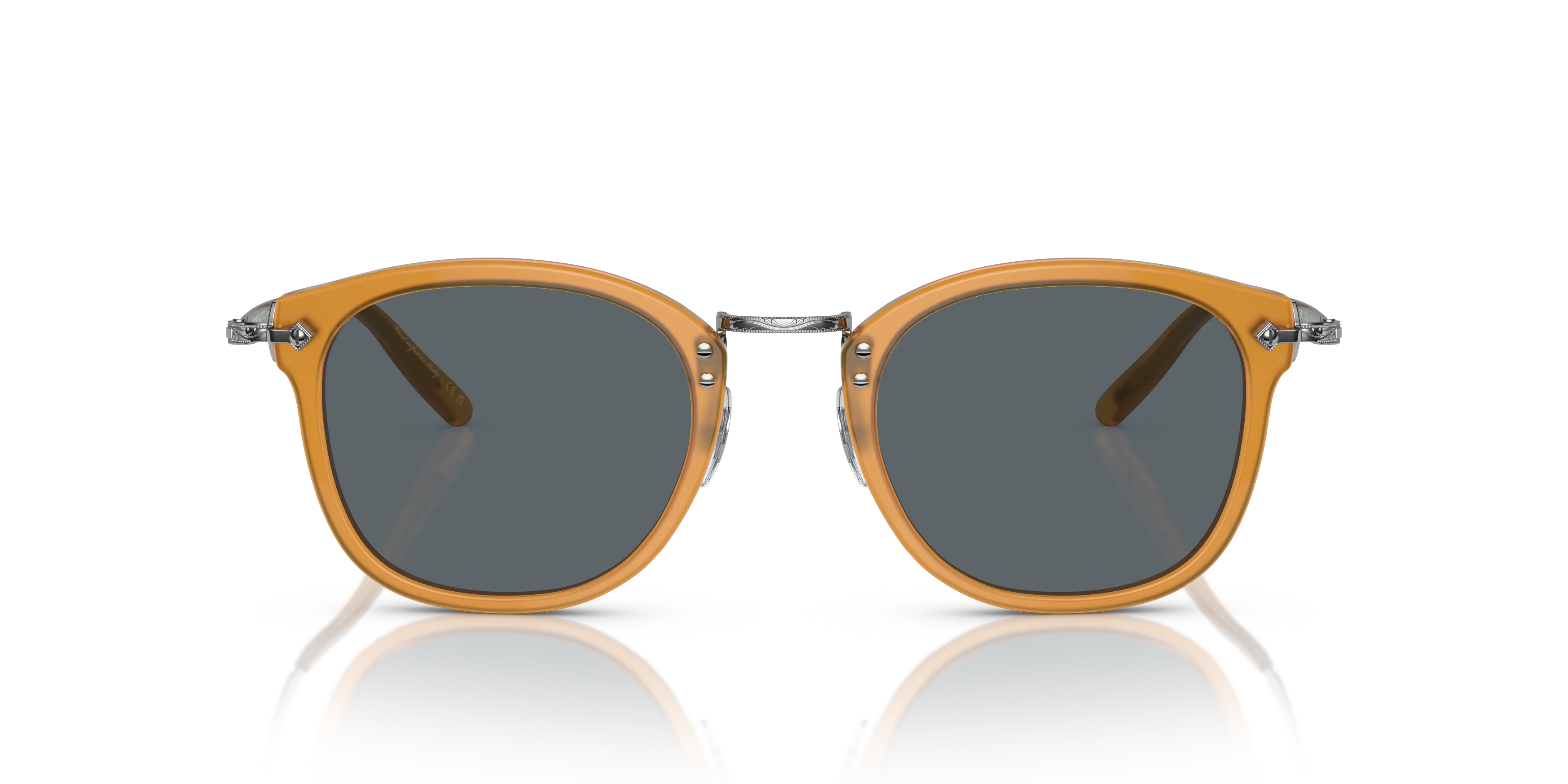 Oliver Peoples OV5350S OP-506 SUN 1578R5 Occhiali da sole Acetato Arancione Blu Squadrata Normale - immagine 3