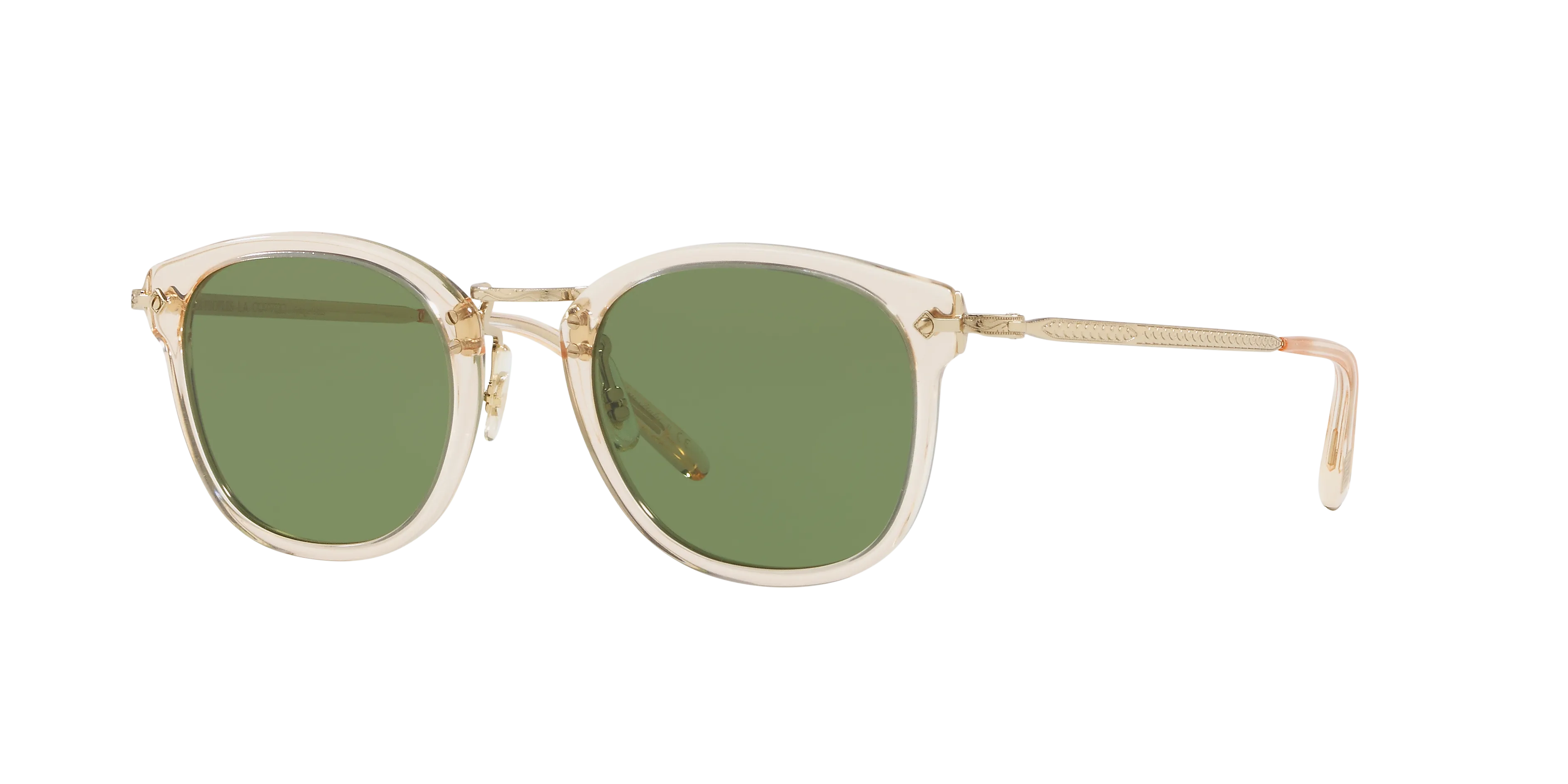 Oliver Peoples OV5350S OP-506 SUN 109452 Occhiali da sole Acetato Oro Verde Squadrata Normale - immagine 1