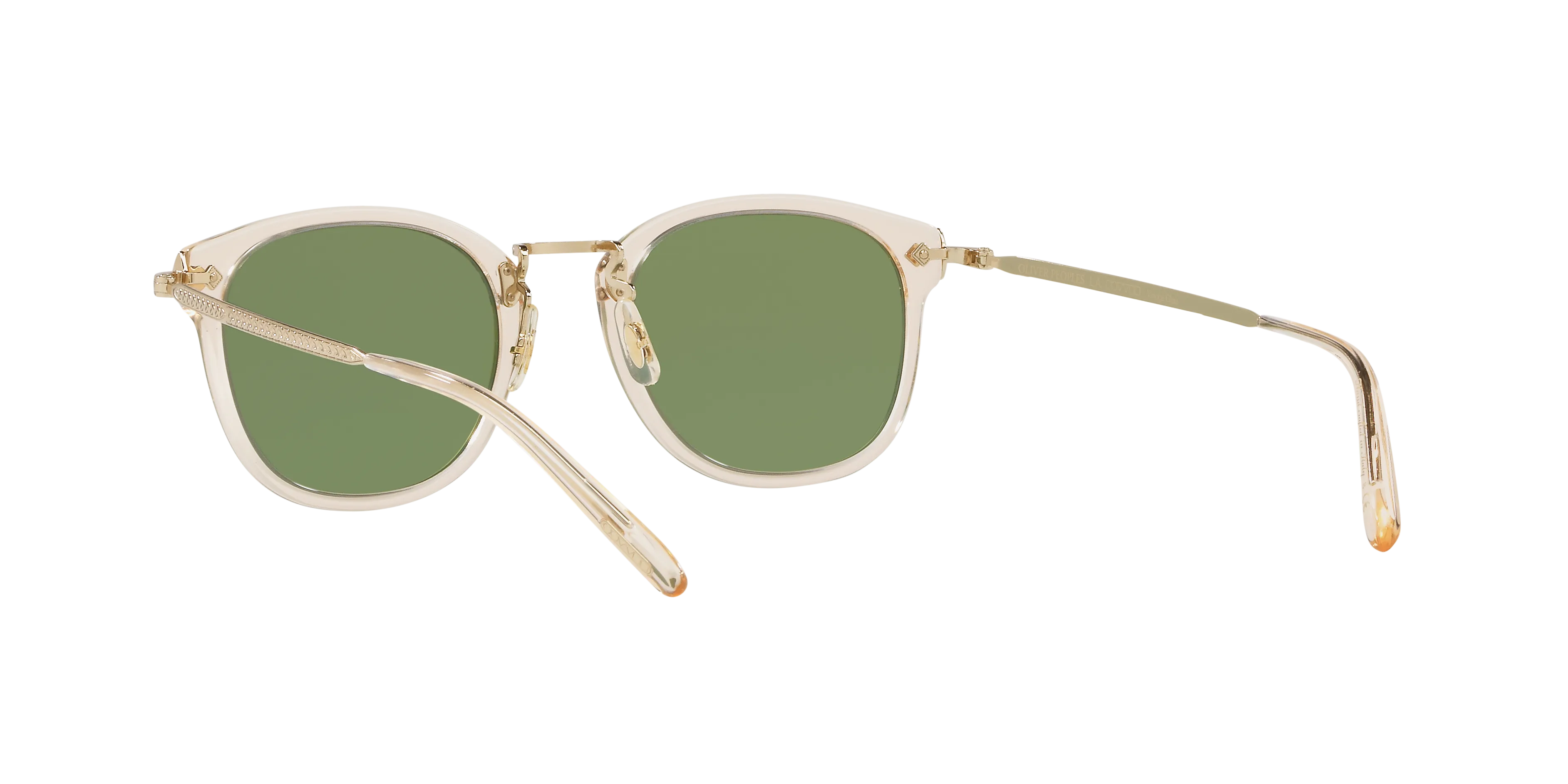 Oliver Peoples OV5350S OP-506 SUN 109452 Occhiali da sole Acetato Oro Verde Squadrata Normale - immagine 4