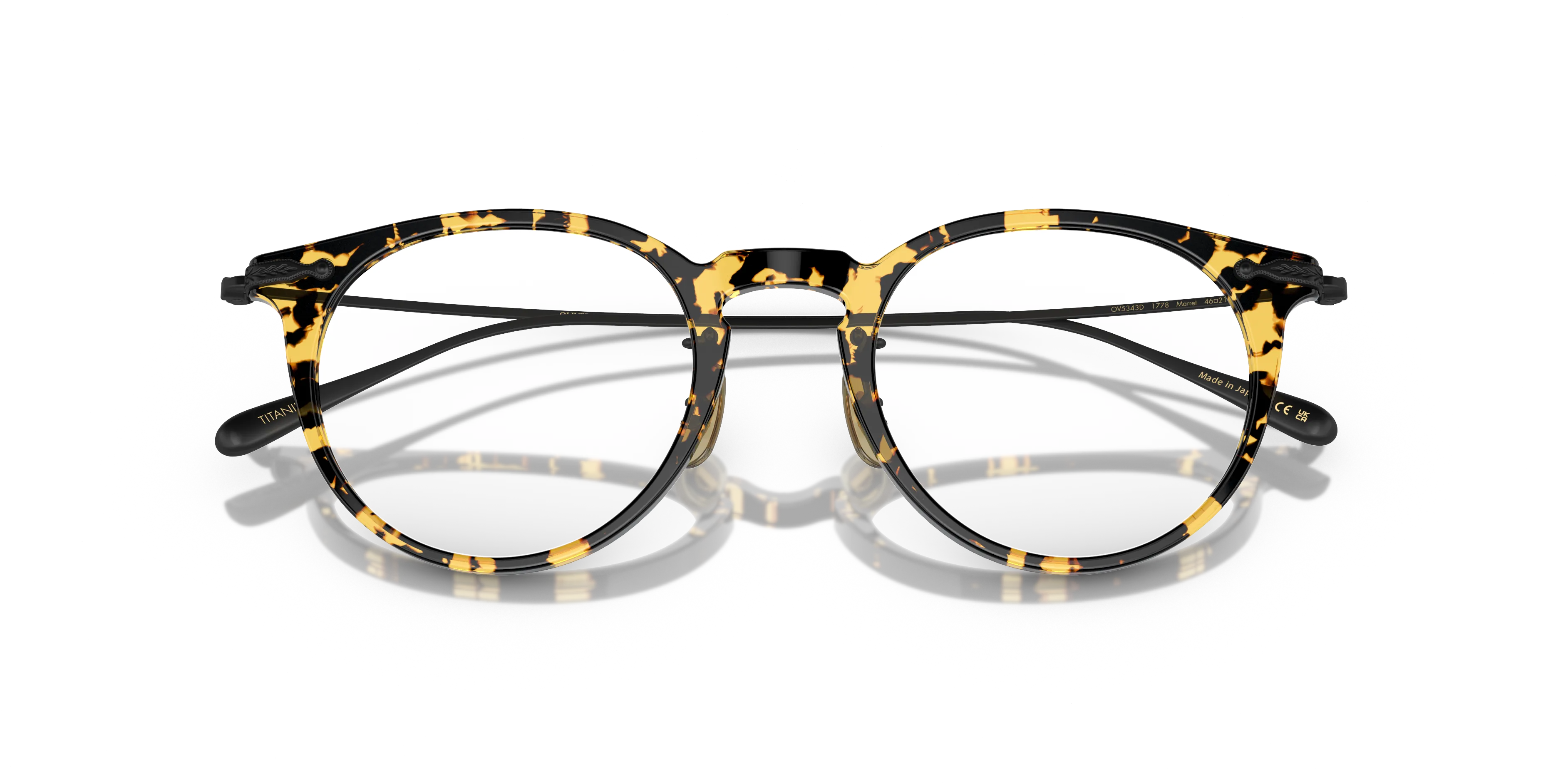 Oliver Peoples OV5343D MARRET 1778 Montature da vista Acetato Tartaruga Trasparente Pantos Normale - immagine 2