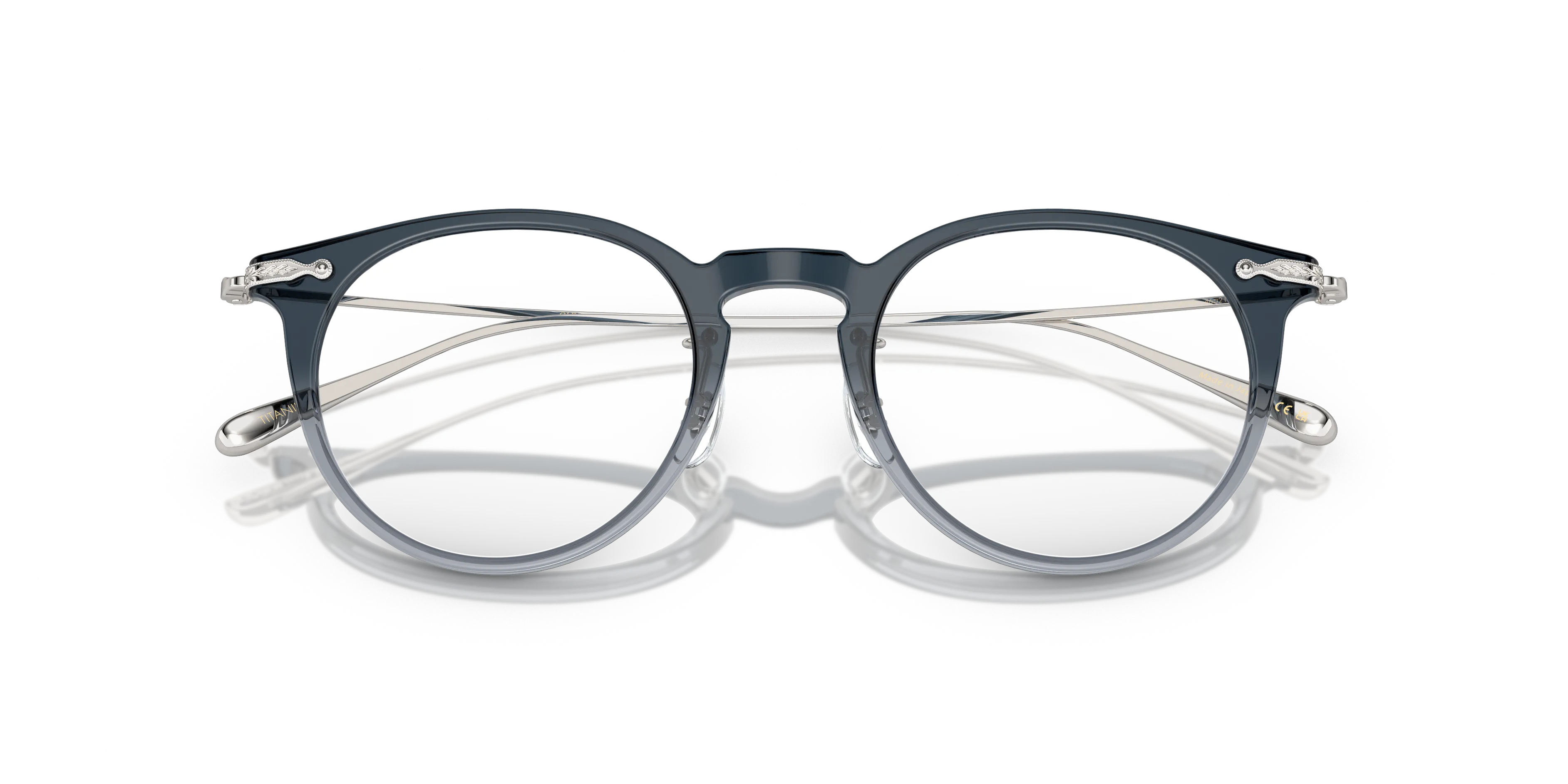 Oliver Peoples OV5343D MARRET 1777 Montature da vista Acetato Blu Trasparente Pantos Normale - immagine 2