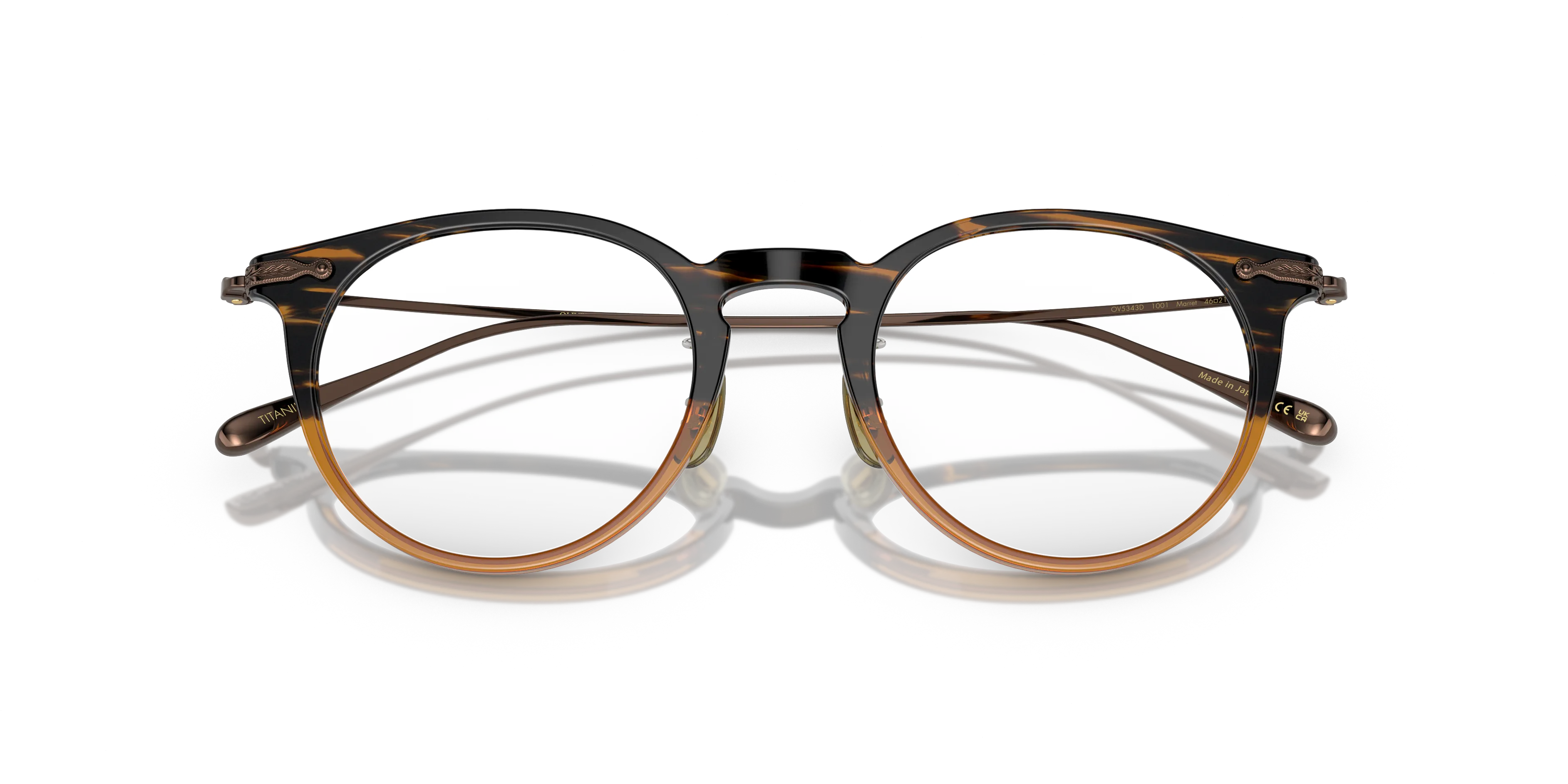 Oliver Peoples OV5343D MARRET 1001 Montature da vista Acetato Tartaruga Trasparente Pantos Normale - immagine 2