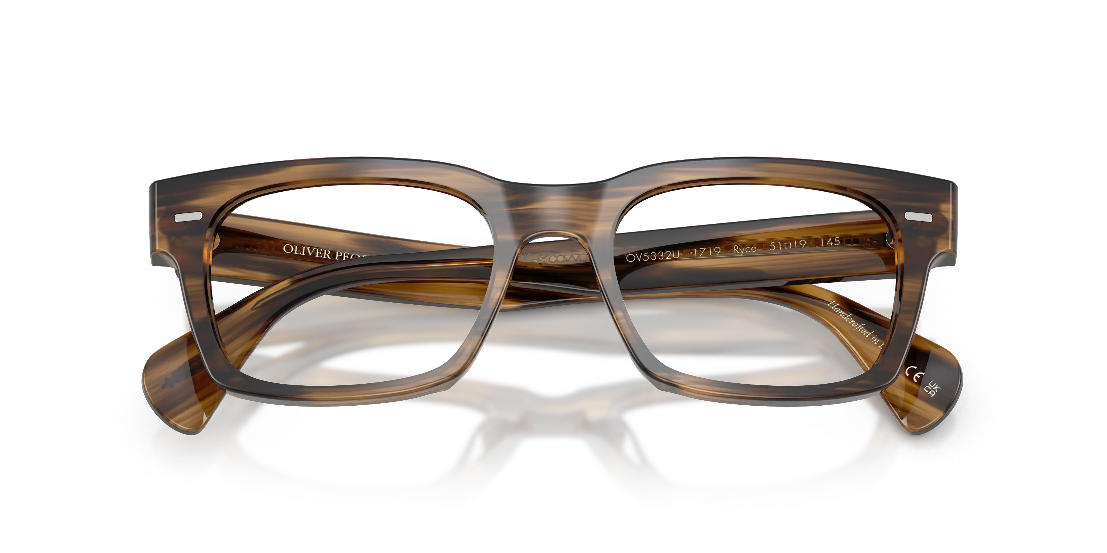 Oliver Peoples OV5332U RYCE 1719 Montature da vista Acetato Verde Trasparente Squadrata Normale - immagine 2