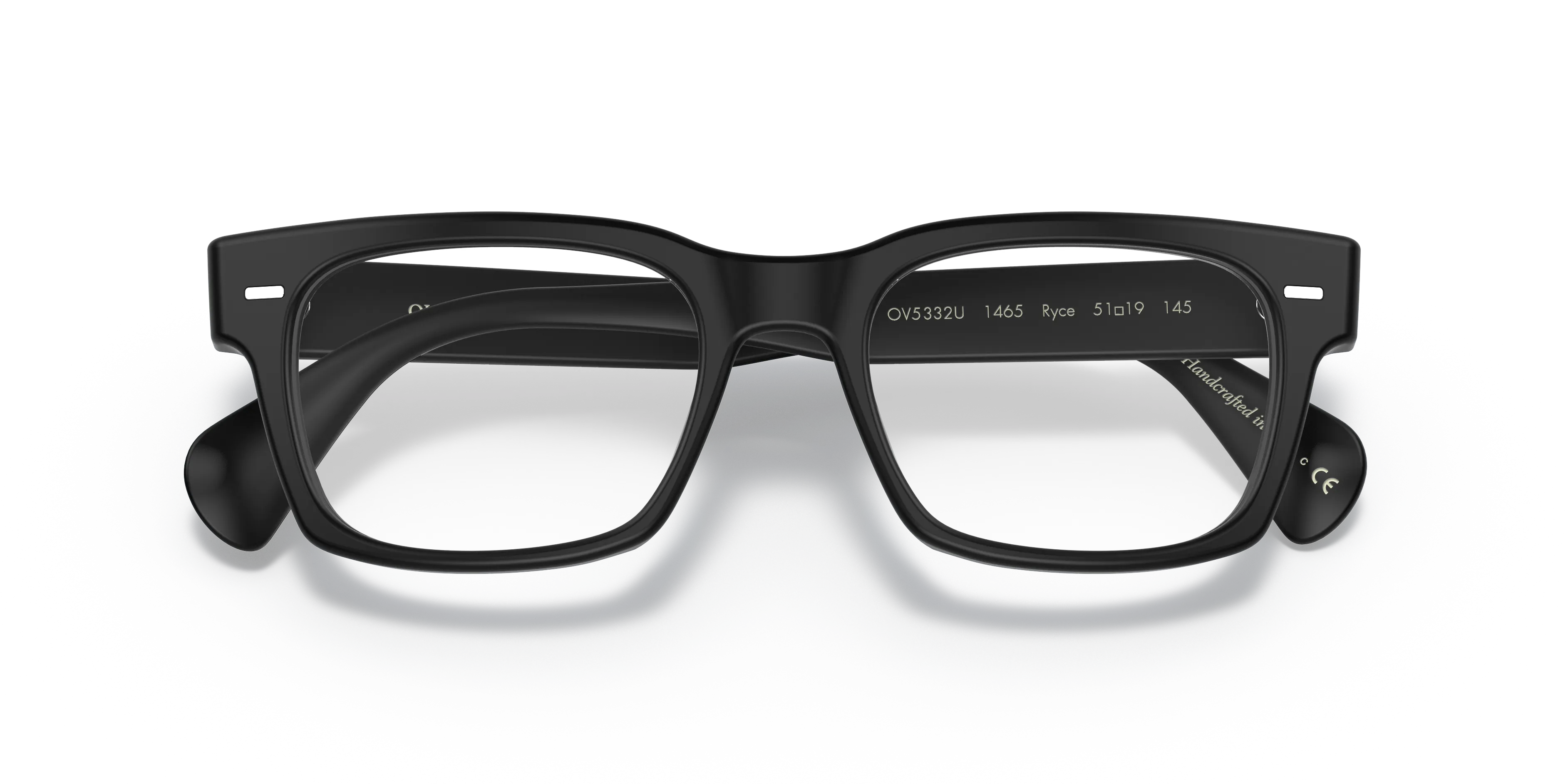 Oliver Peoples OV5332U RYCE 1465 Montature da vista Acetato Nero Trasparente Squadrata Normale - immagine 2