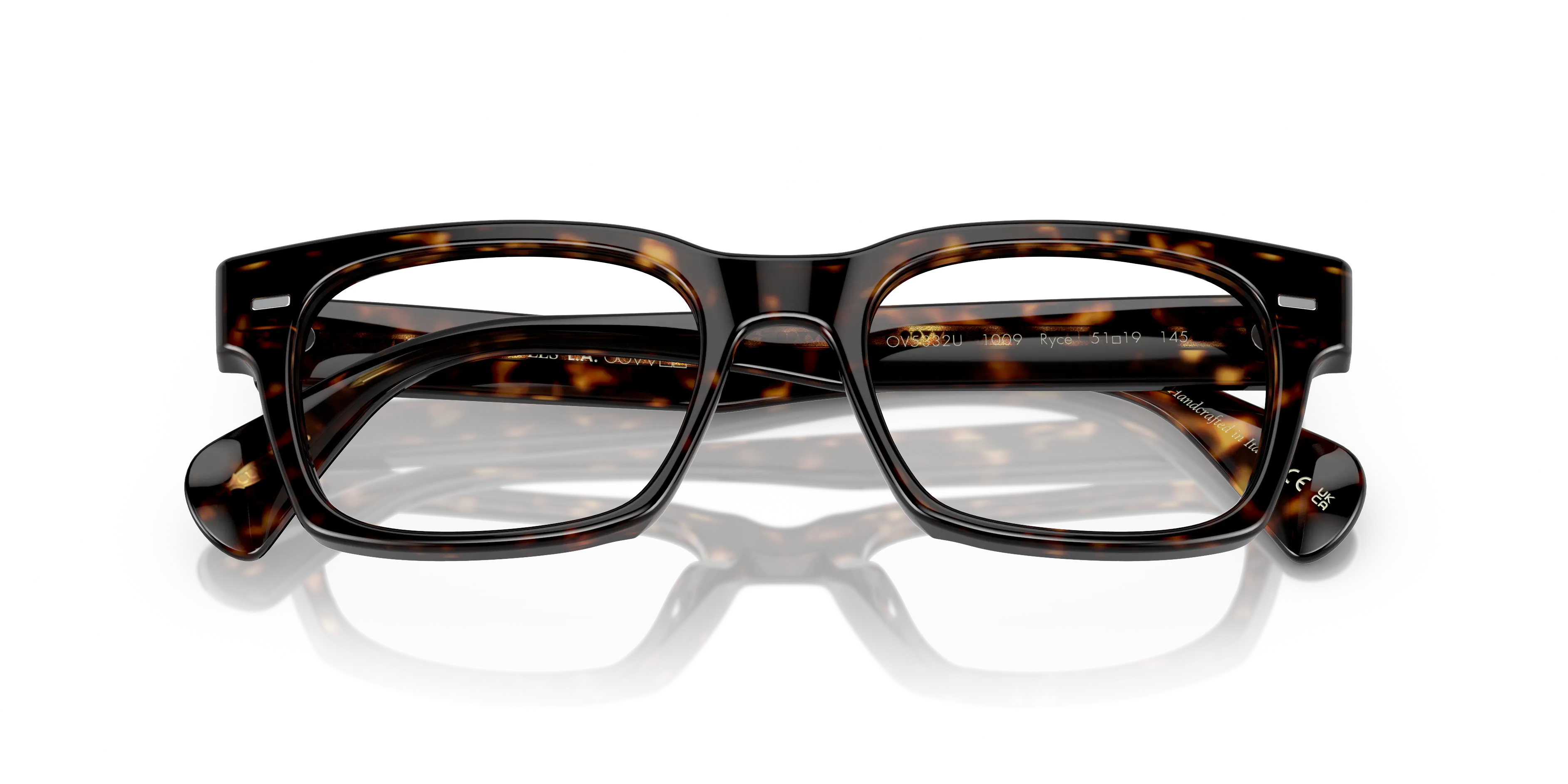 Oliver Peoples OV5332U RYCE 1009 Montature da vista Acetato Tartaruga Trasparente Squadrata Normale - immagine 2
