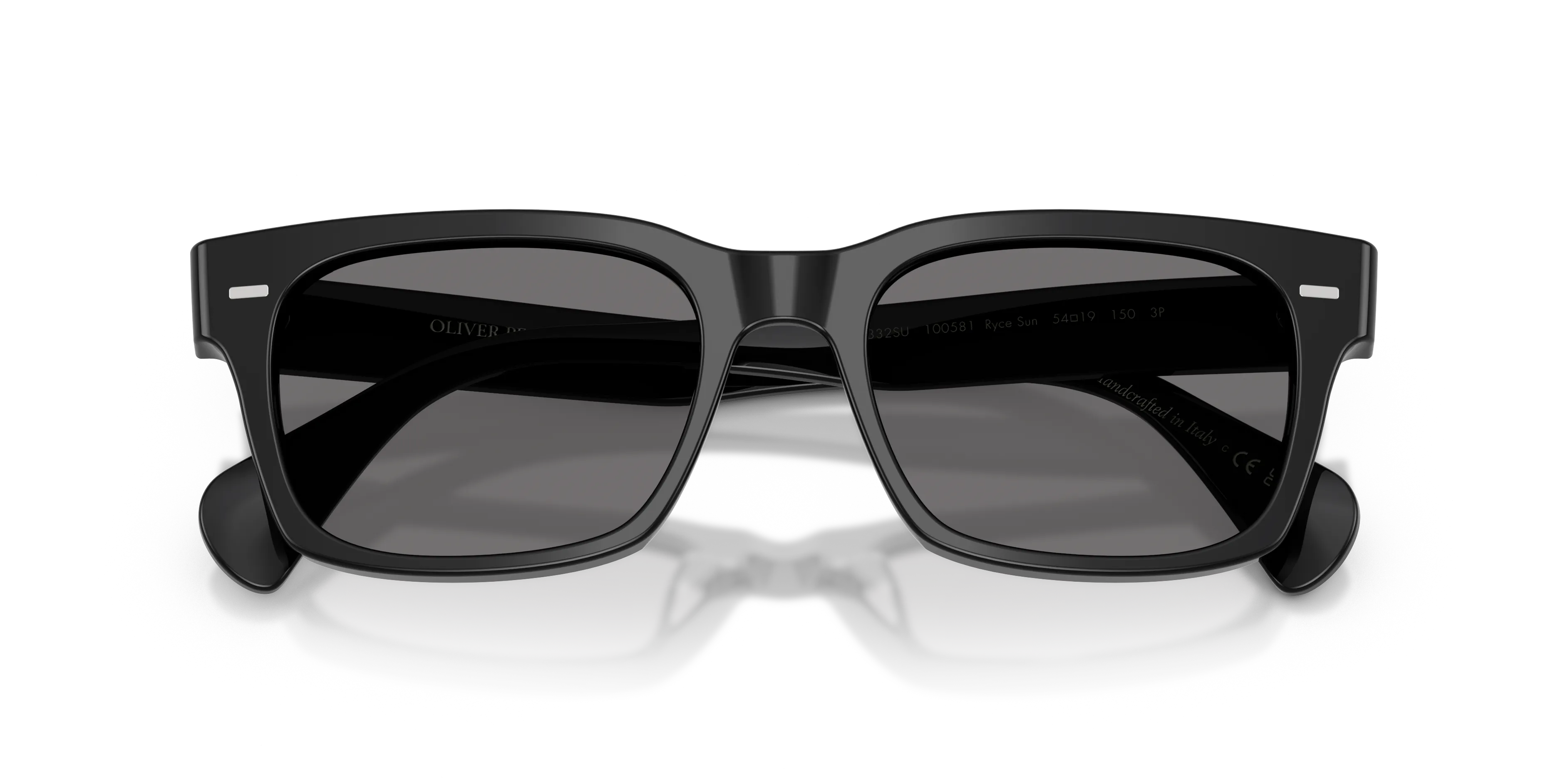 Oliver Peoples OV5332SU RYCE SUN 100581 Occhiali da sole Acetato Nero Grigio Squadrata Polarizzata - immagine 2