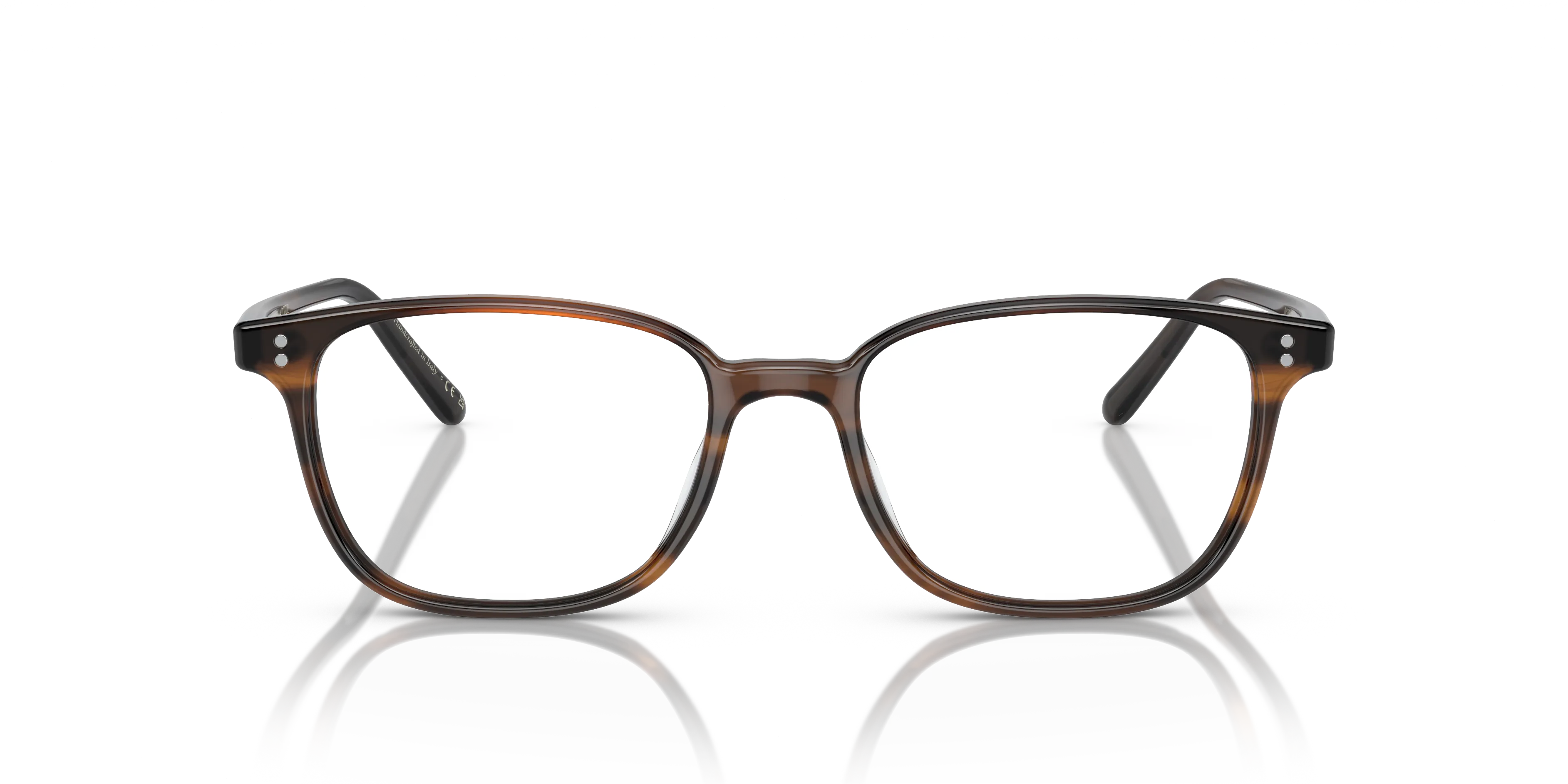 Oliver Peoples OV5279U MASLON 1724 Montature da vista Acetato Marrone Trasparente Squadrata Normale - immagine 3