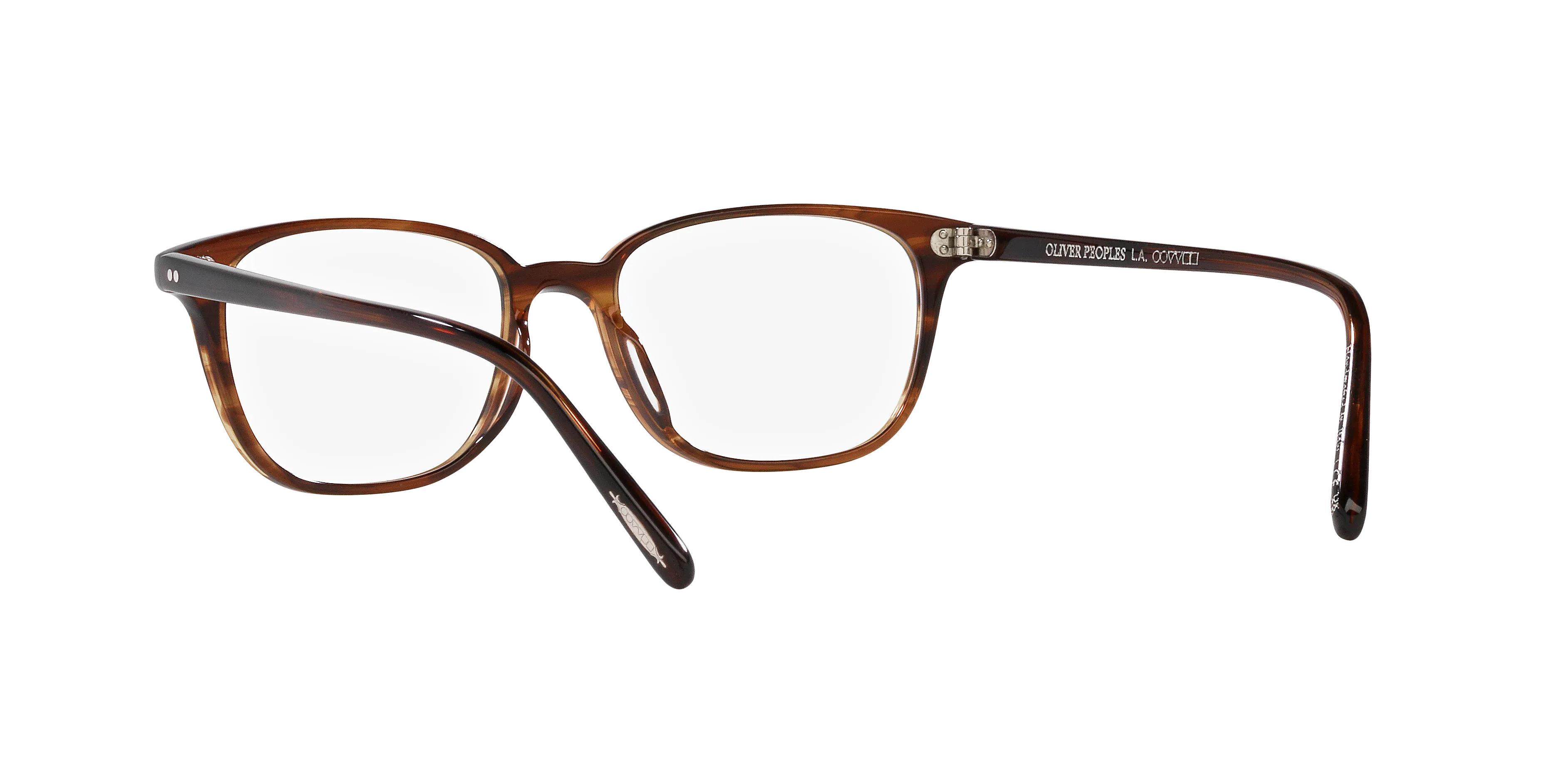 Oliver Peoples OV5279U MASLON 1724 Montature da vista Acetato Marrone Trasparente Squadrata Normale - immagine 4