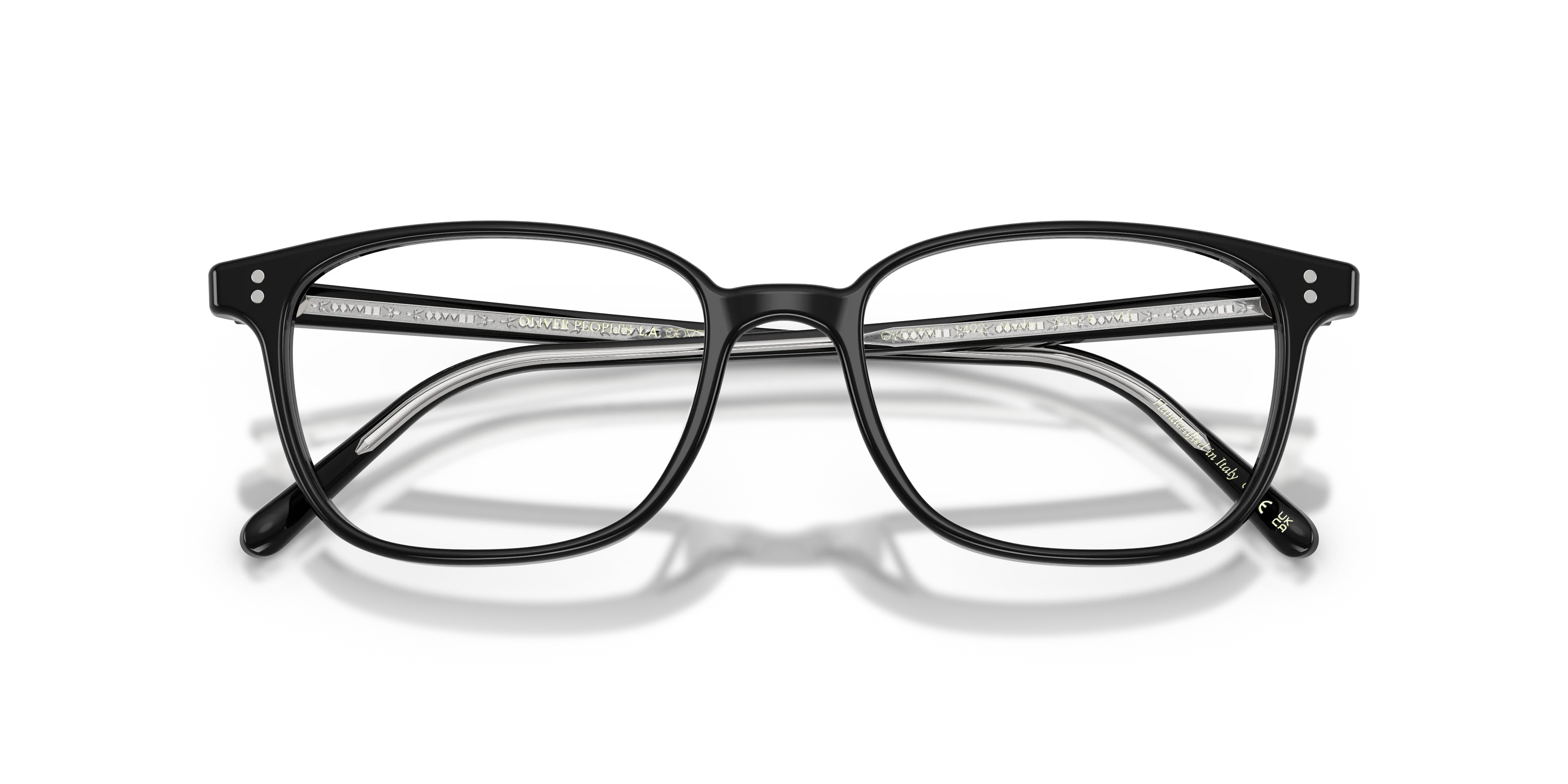 Oliver Peoples OV5279U MASLON 1492 Montature da vista Acetato Nero Trasparente Squadrata Normale - immagine 2